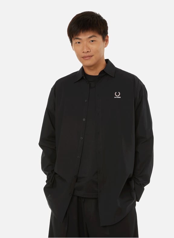 X RAF SIMONS OVERSIZED SHIRT FRED PERRY for MEN Printemps