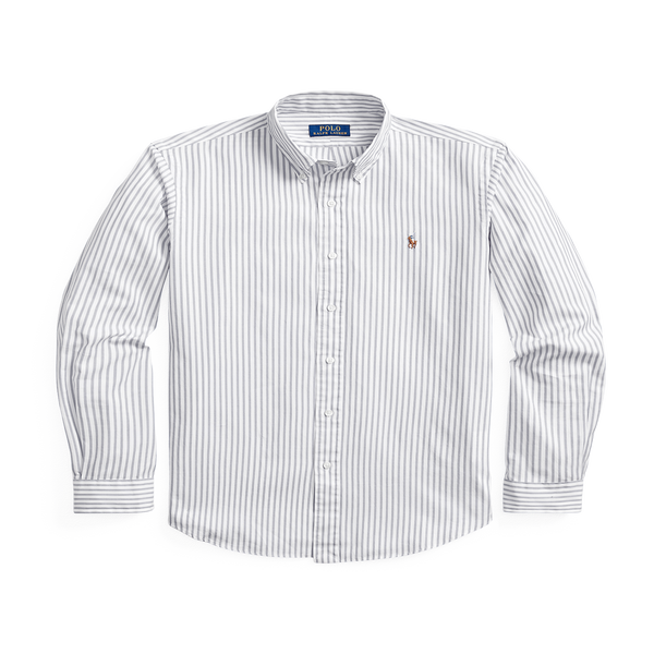 Polo Ralph Lauren Cotton Shirt In Grey