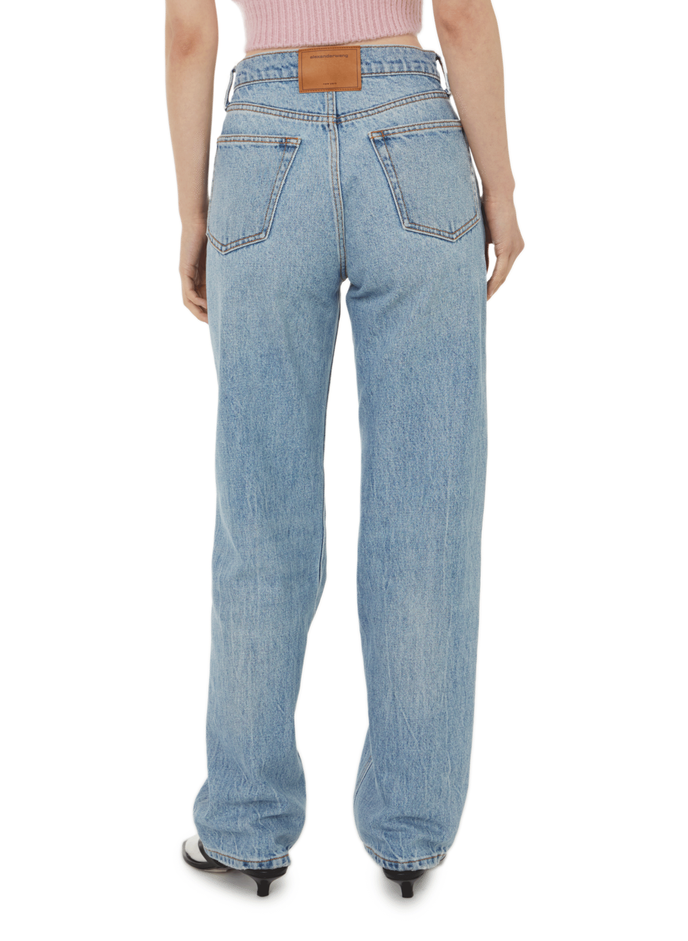 Denim cotton trousers  Blue