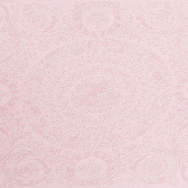 Versace Silk Square Scarf In Pink