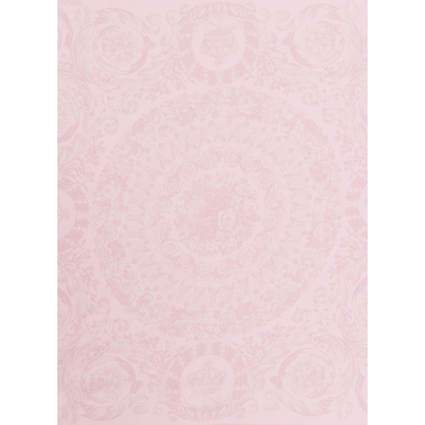Versace Silk Square Scarf In Pink