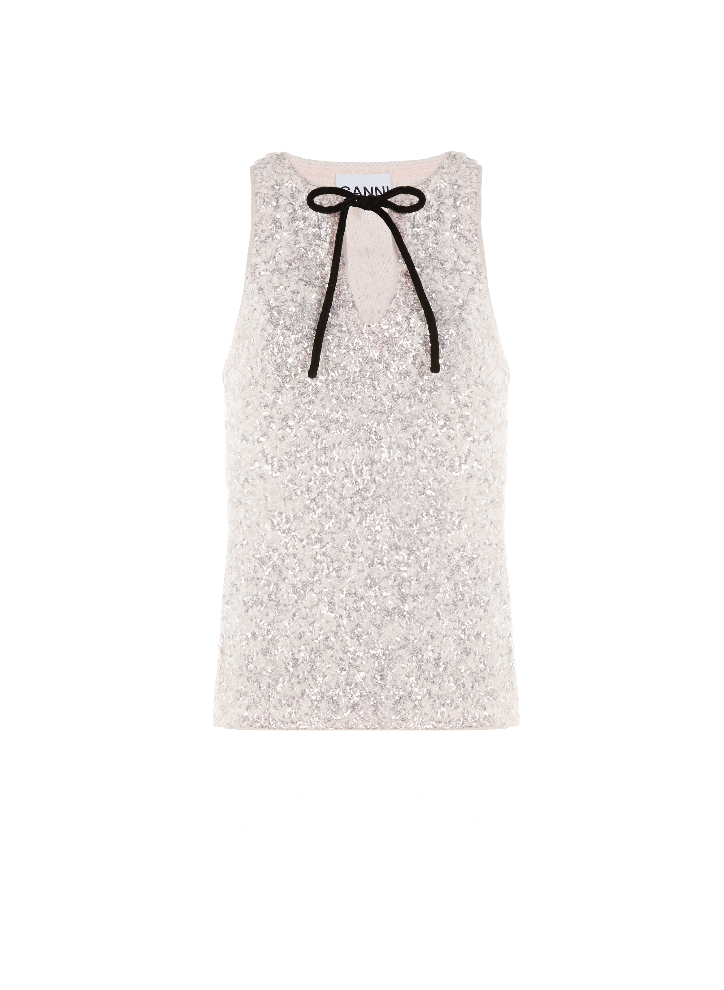 Top à sequins  GANNI Violet