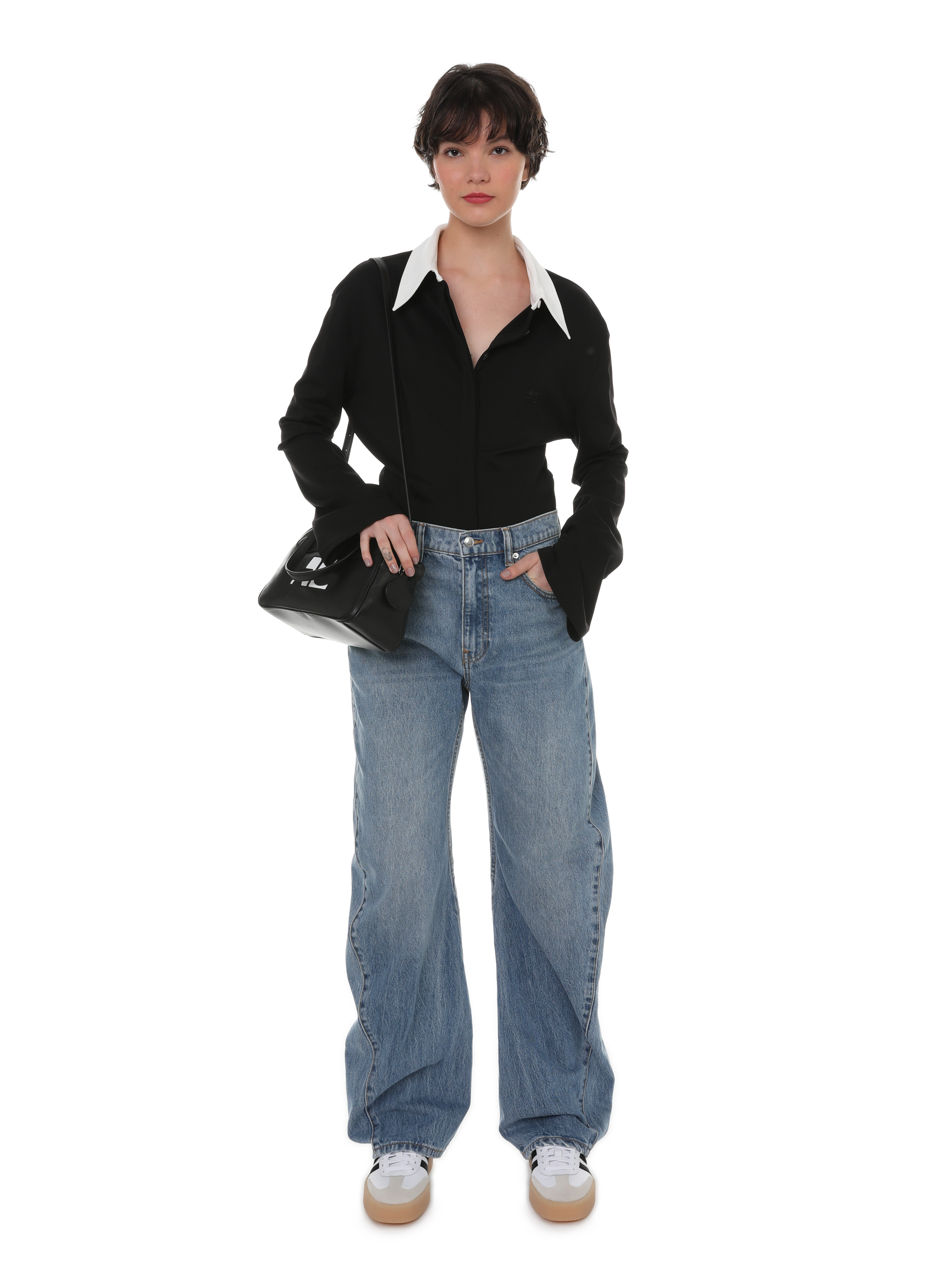 Jean Curved  ALEXANDER WANG Bleu