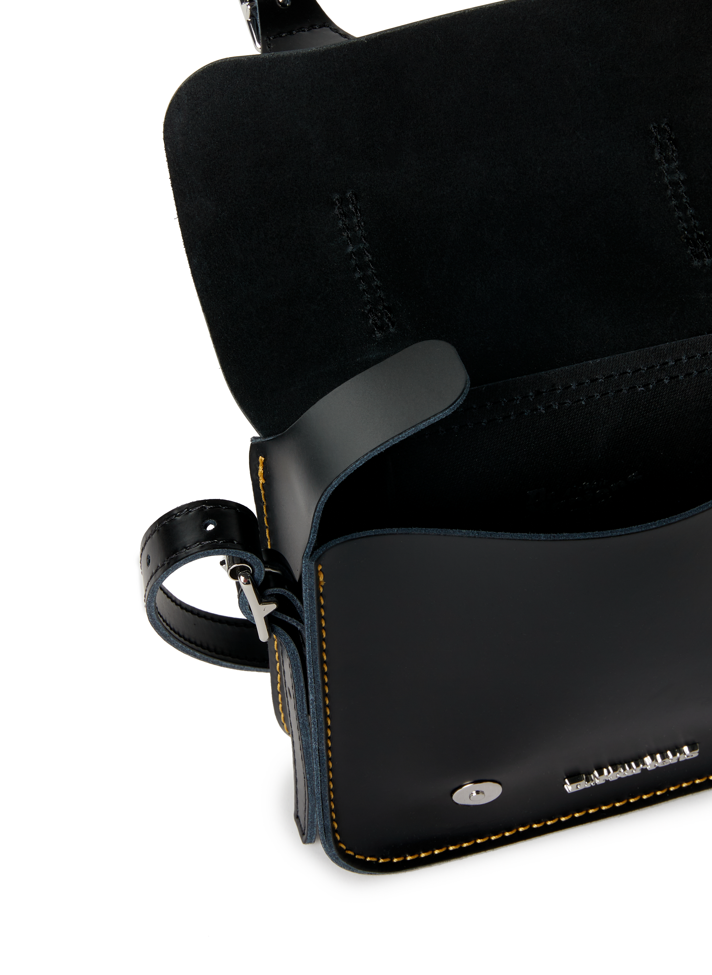 Sac 7" Leather Satchel Black Kiev DR. MARTENS Noir