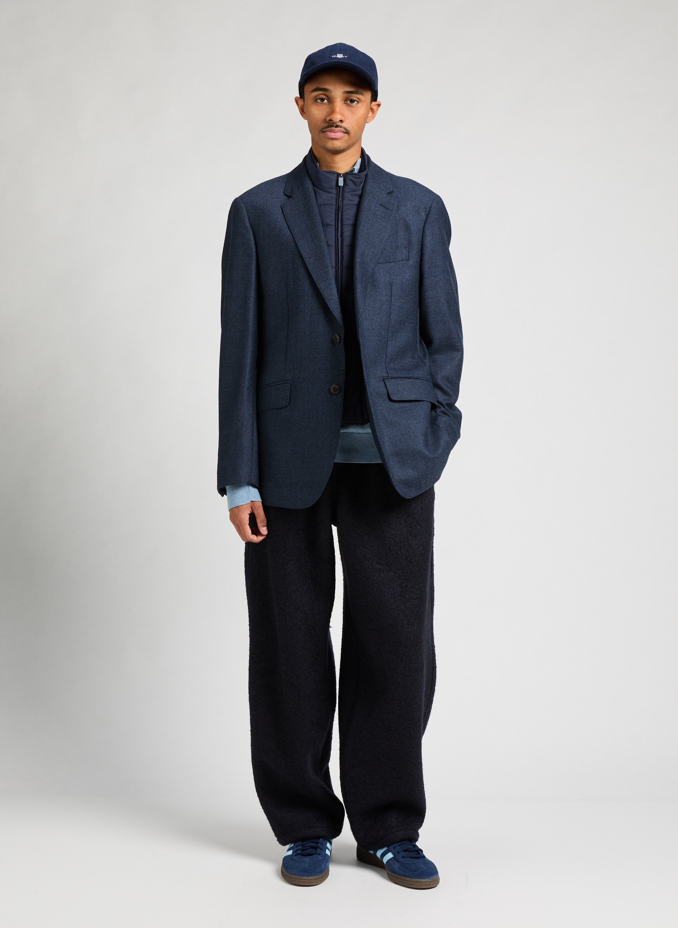 Cotton Blazer FACONNABLE Blue