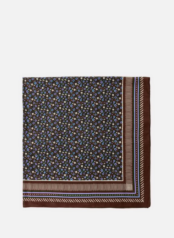 Printed cotton scarf BECKSÖNDERGAARD Printed cotton scarf BECKSÖNDERGAARD