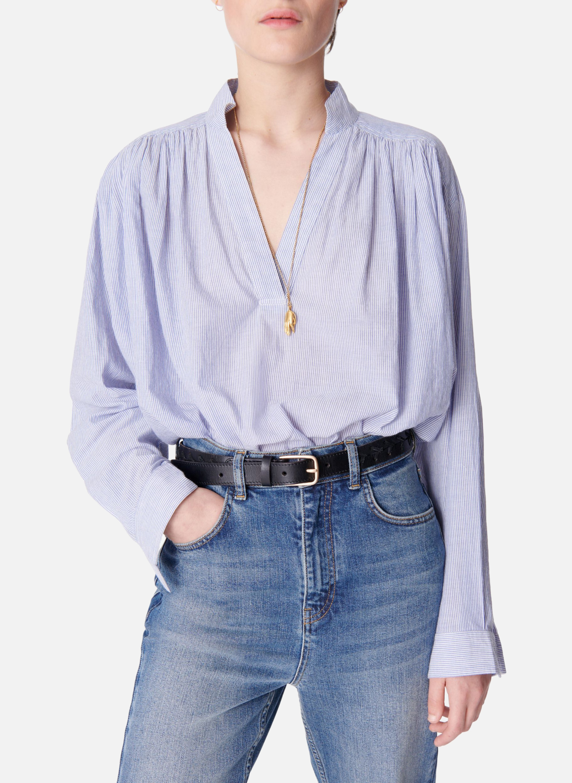 Blouse calvin VANESSA BRUNO Bleu