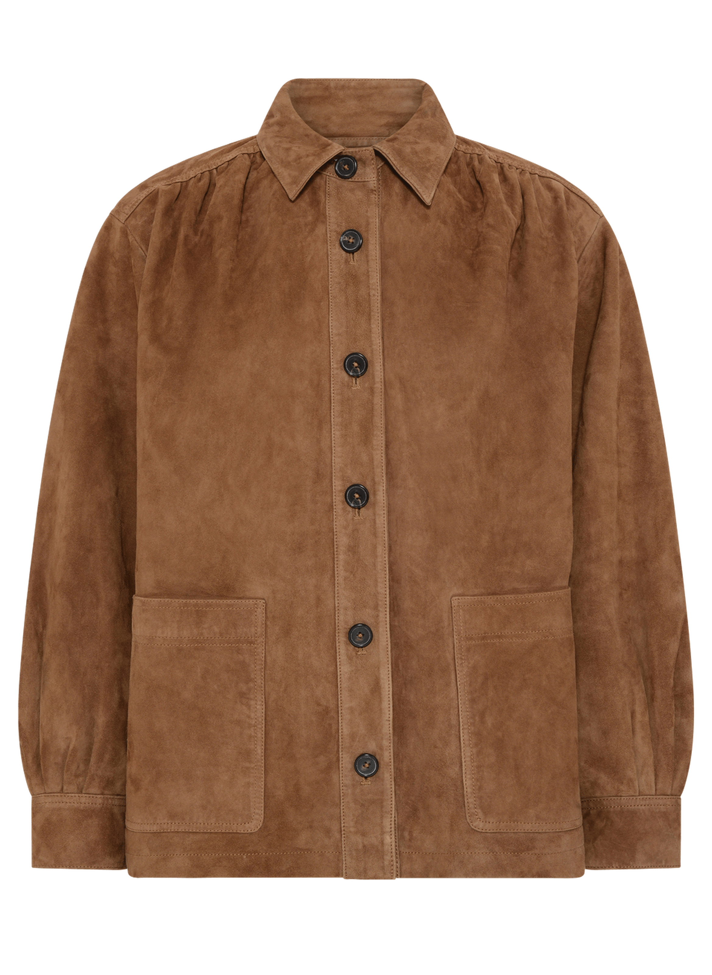 Surchemise en cuir velours - nomelie GERARD DAREL Beige