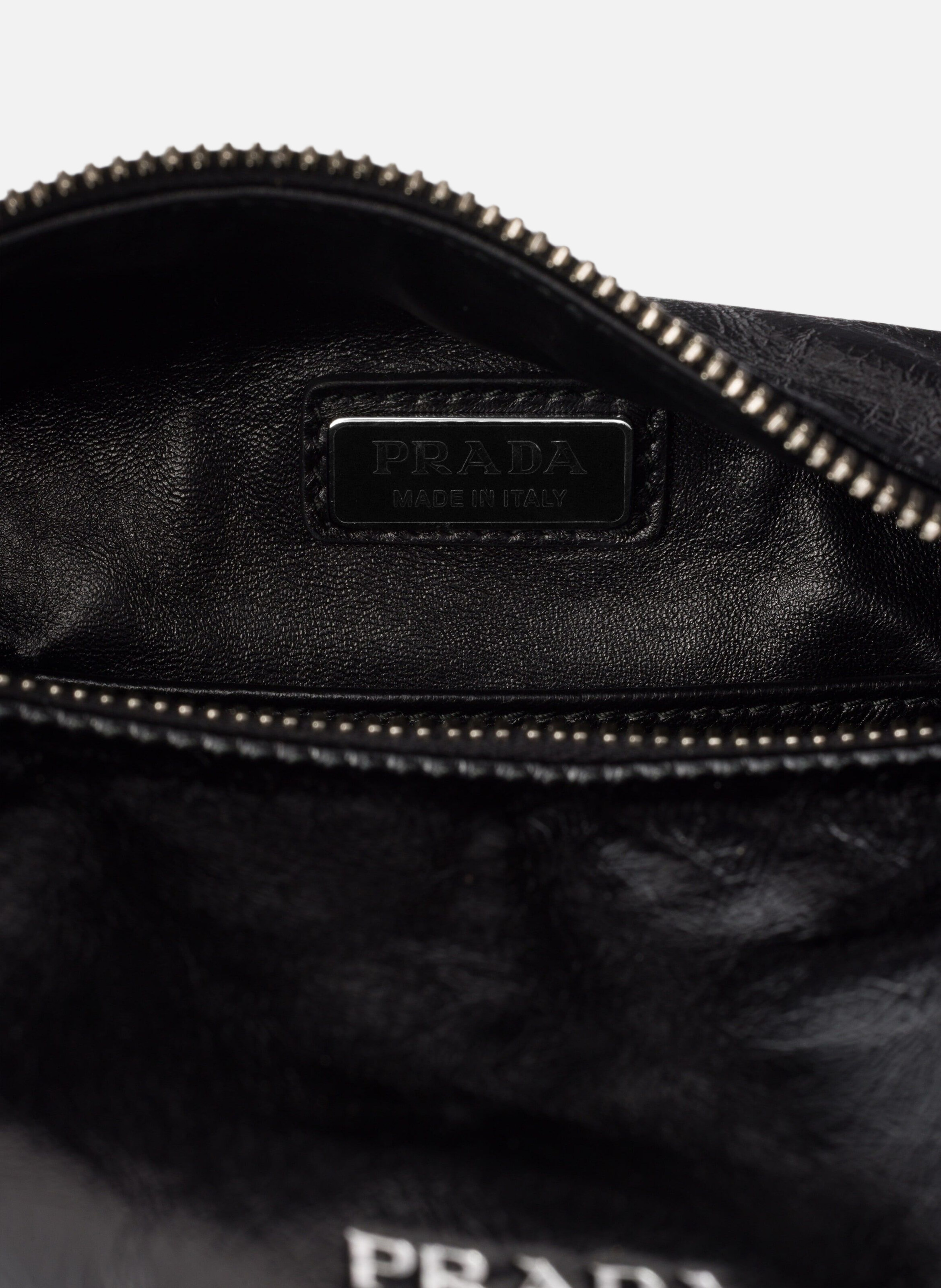 Sac à bandoulière en cuir Noir