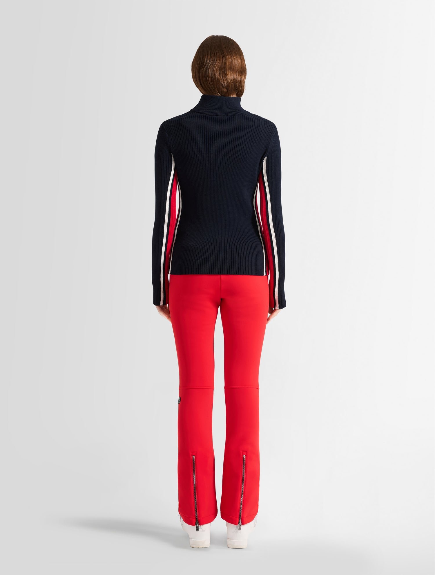 Pull deltanao col montant coupe regular FUSALP Bleu