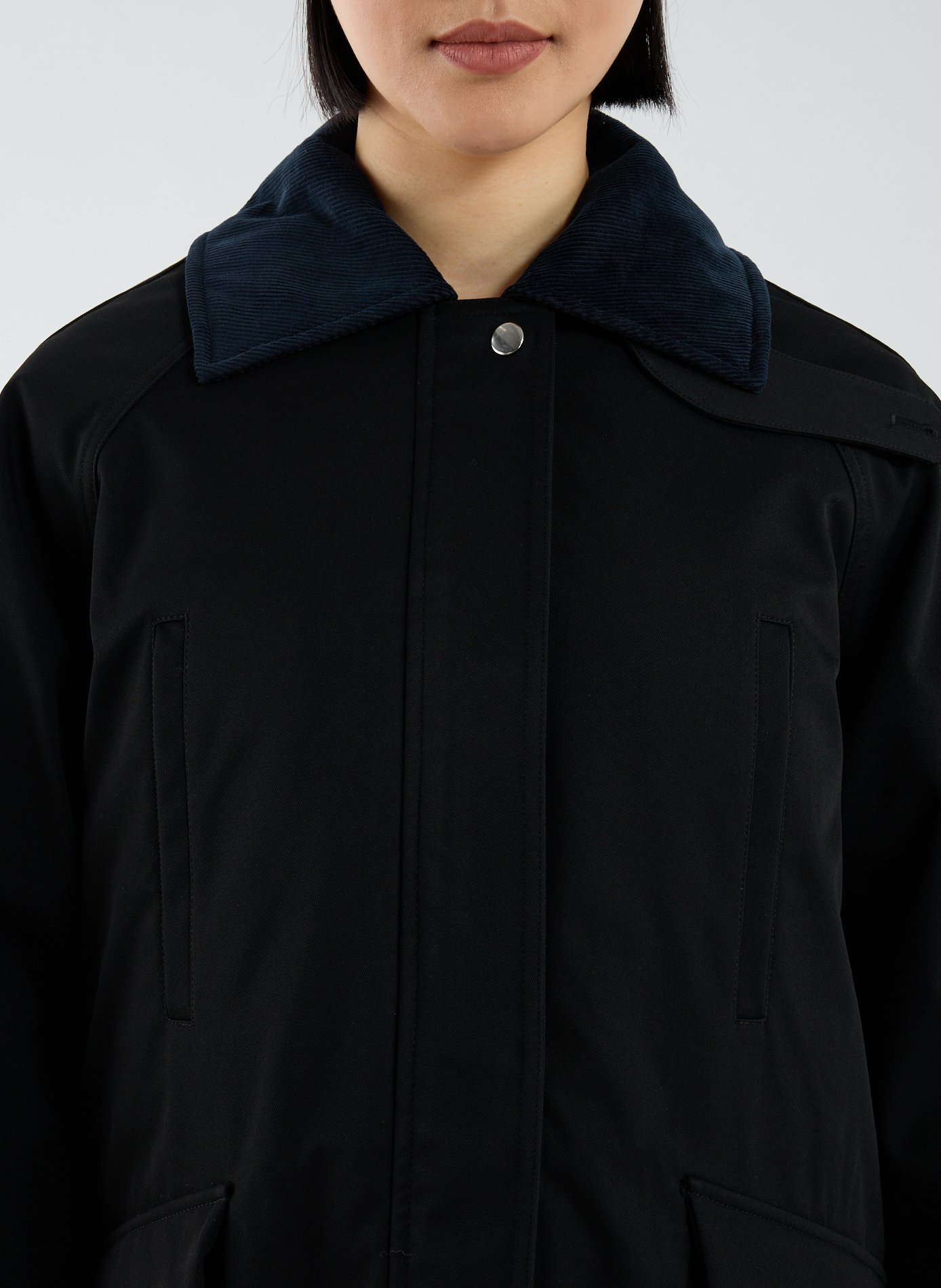 Veste col classique en coton mélangé OOF WEAR Noir