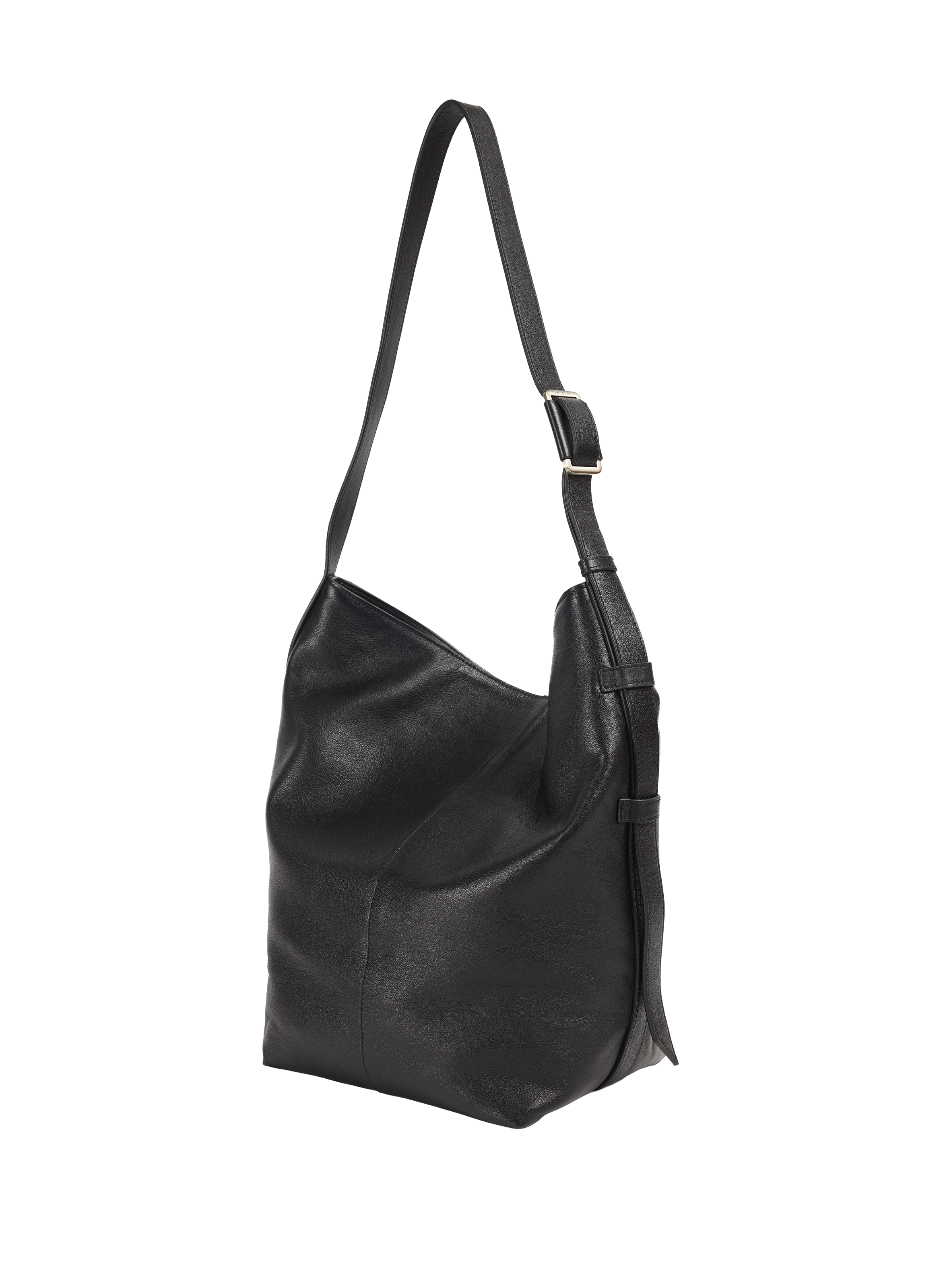 Sac épaule Nour en cuir NAT & NIN Noir