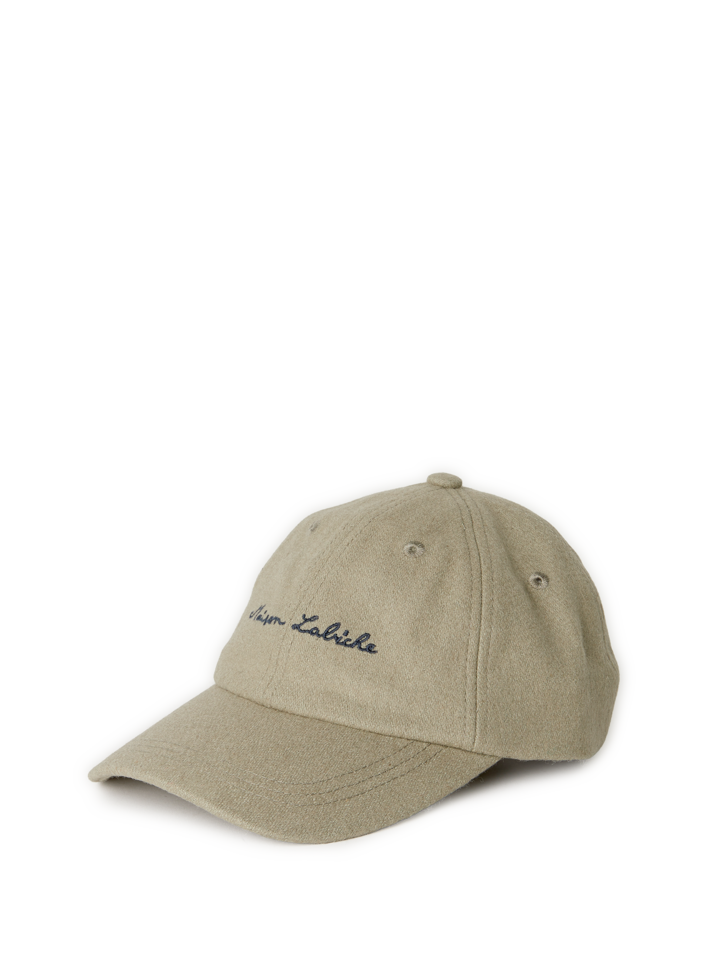 MAISON LABICHE Wool-blend baseball cap Beige