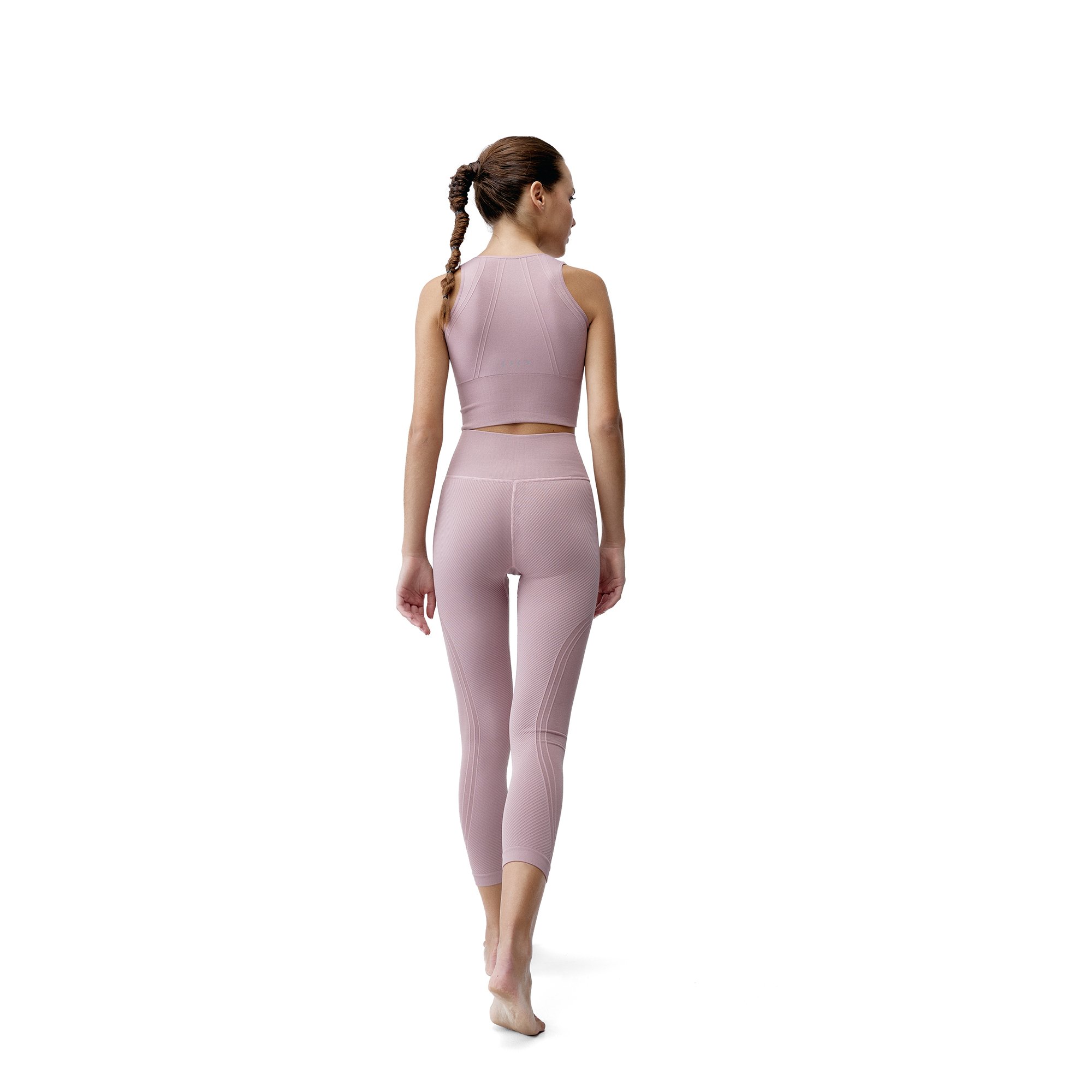 Legging de sport 7/8 seamless mandira BORN LIVING YOGA Rose