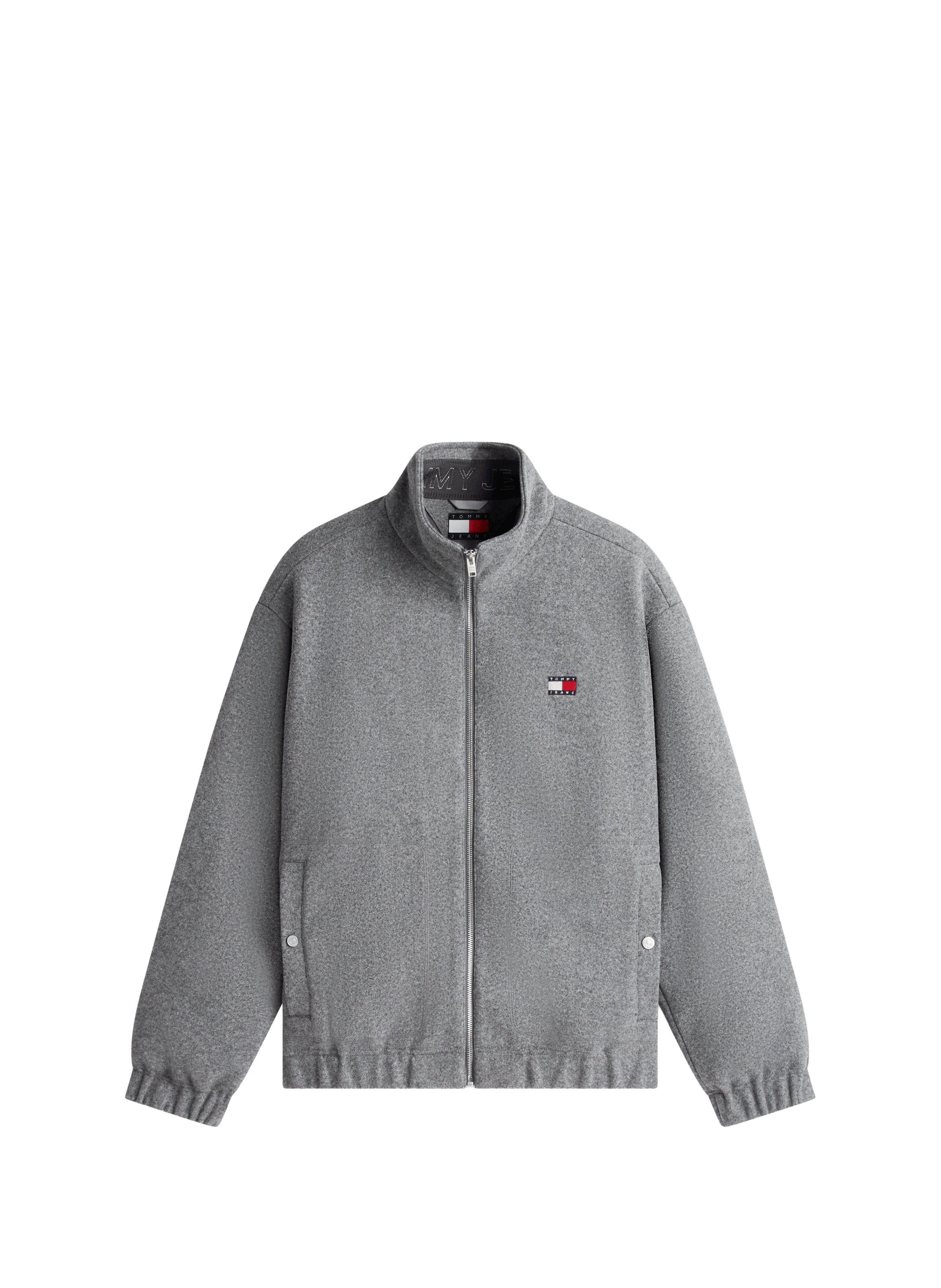 Wool high-neck jacket TOMMY HILFIGER Grey