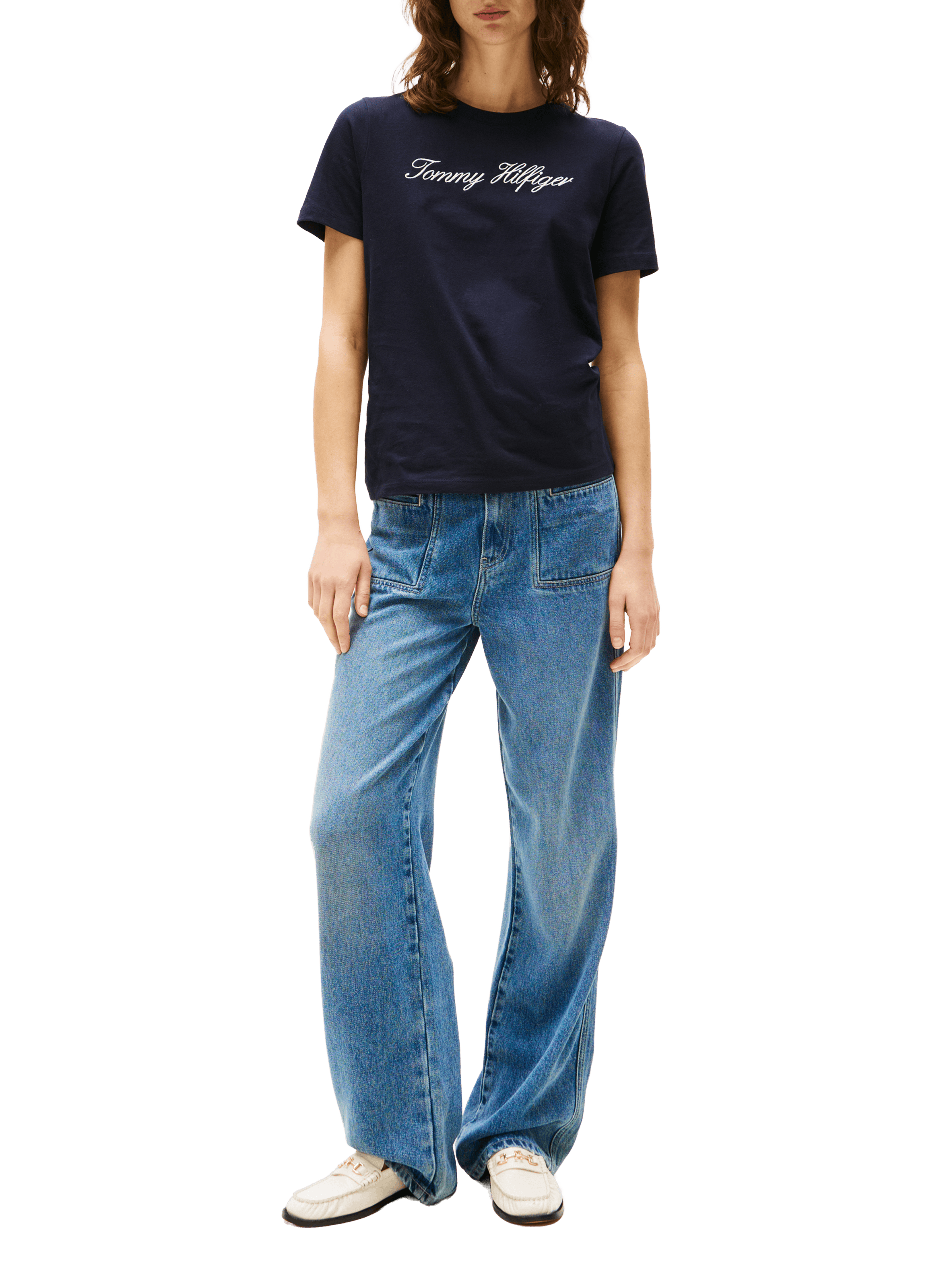  Logo T-shirt TOMMY HILFIGER Blue