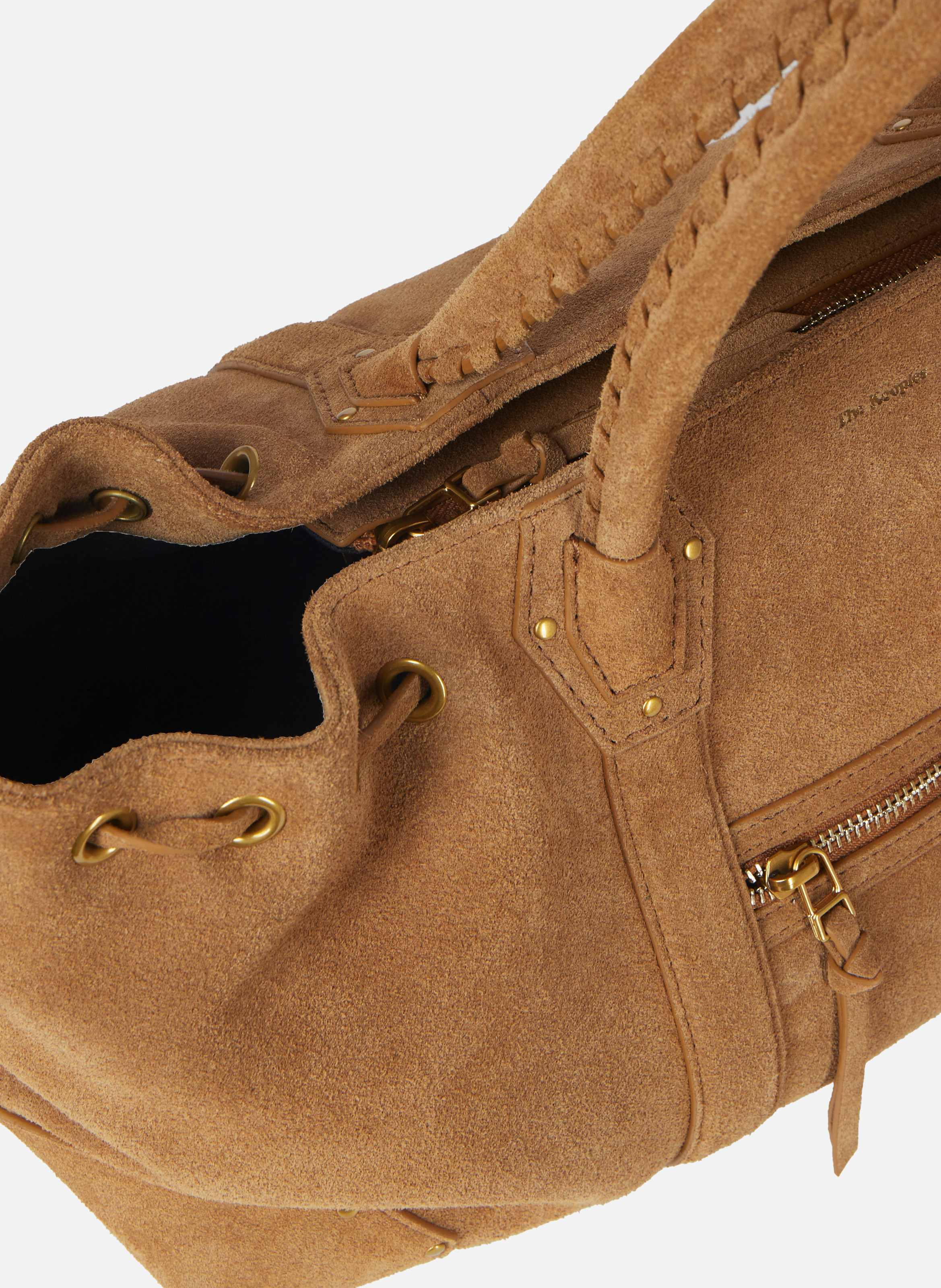 Sac cabas en suède THE KOOPLES Marron