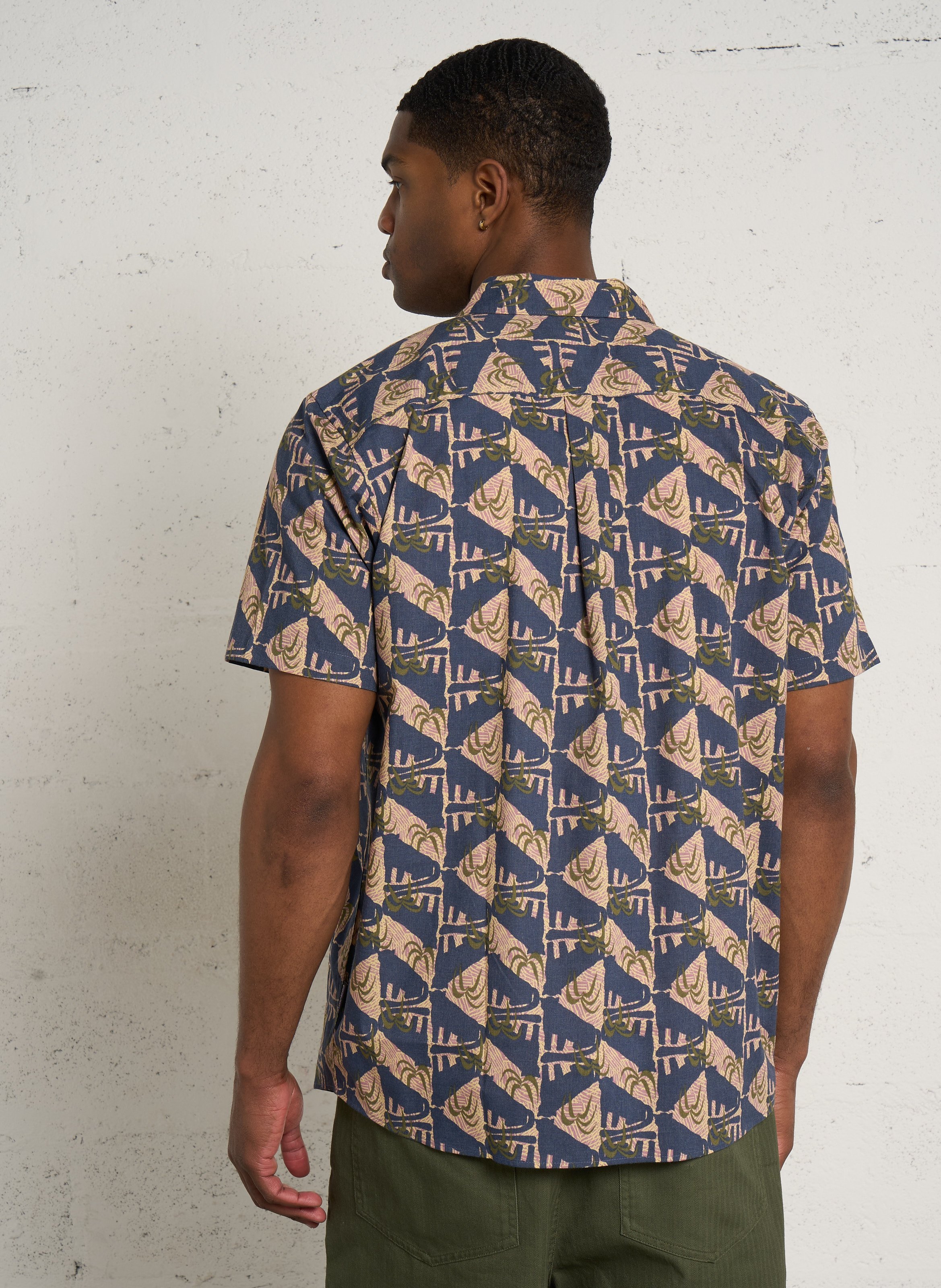 Chemise regular-fit imprimée en coton bio mélangé PATAGONIA Multicolore