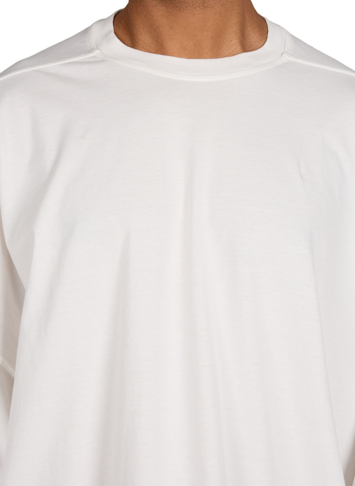 T-shirt manches courtes en coton RICK OWENS Noir