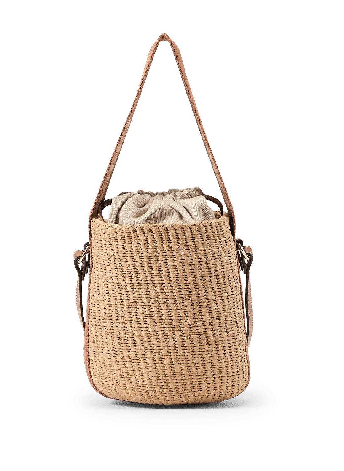 Petit panier Woody en cuir CHLOÉ Marron