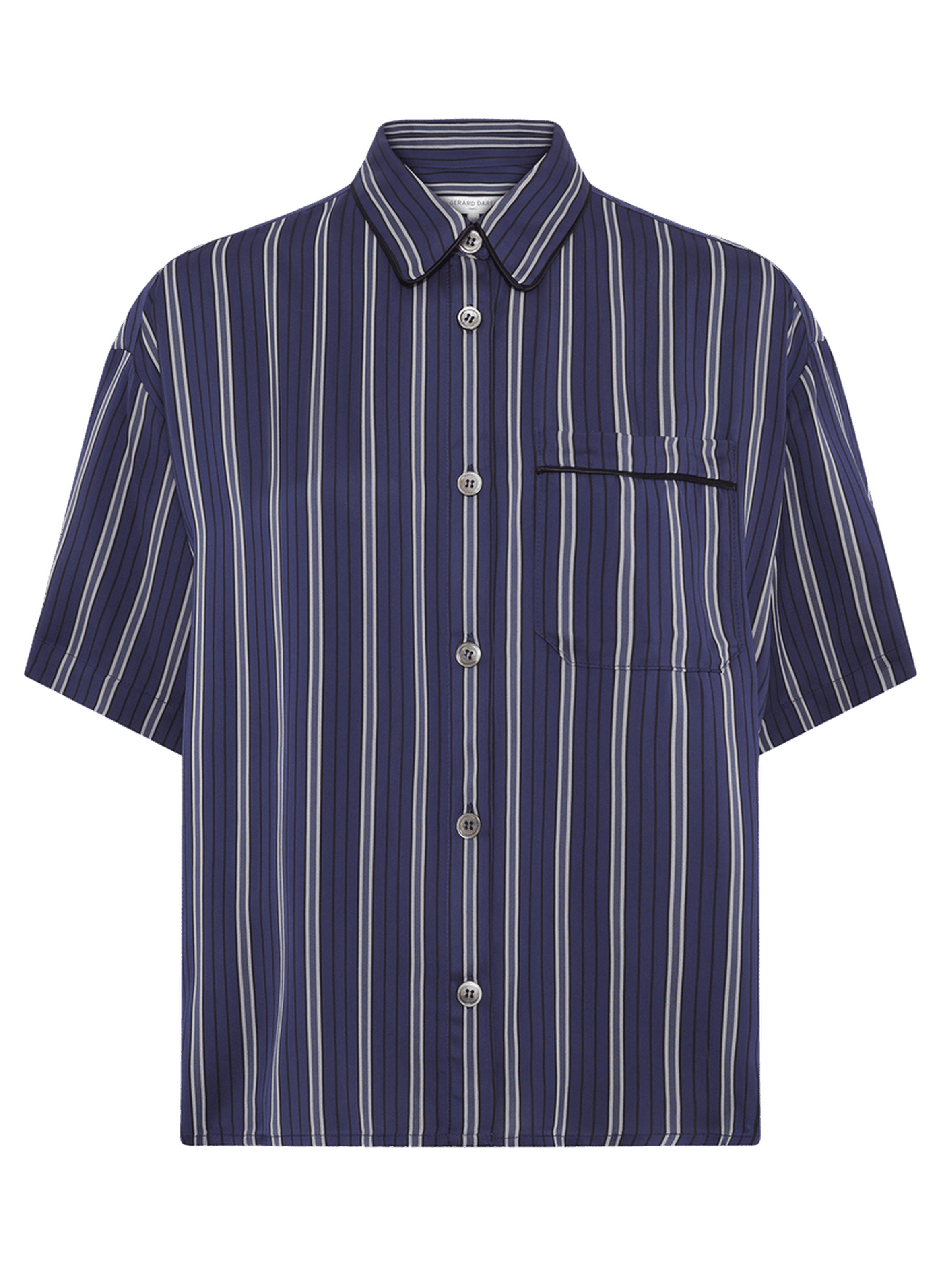 Chemise rayée à manches courtes - callya GERARD DAREL Bleu