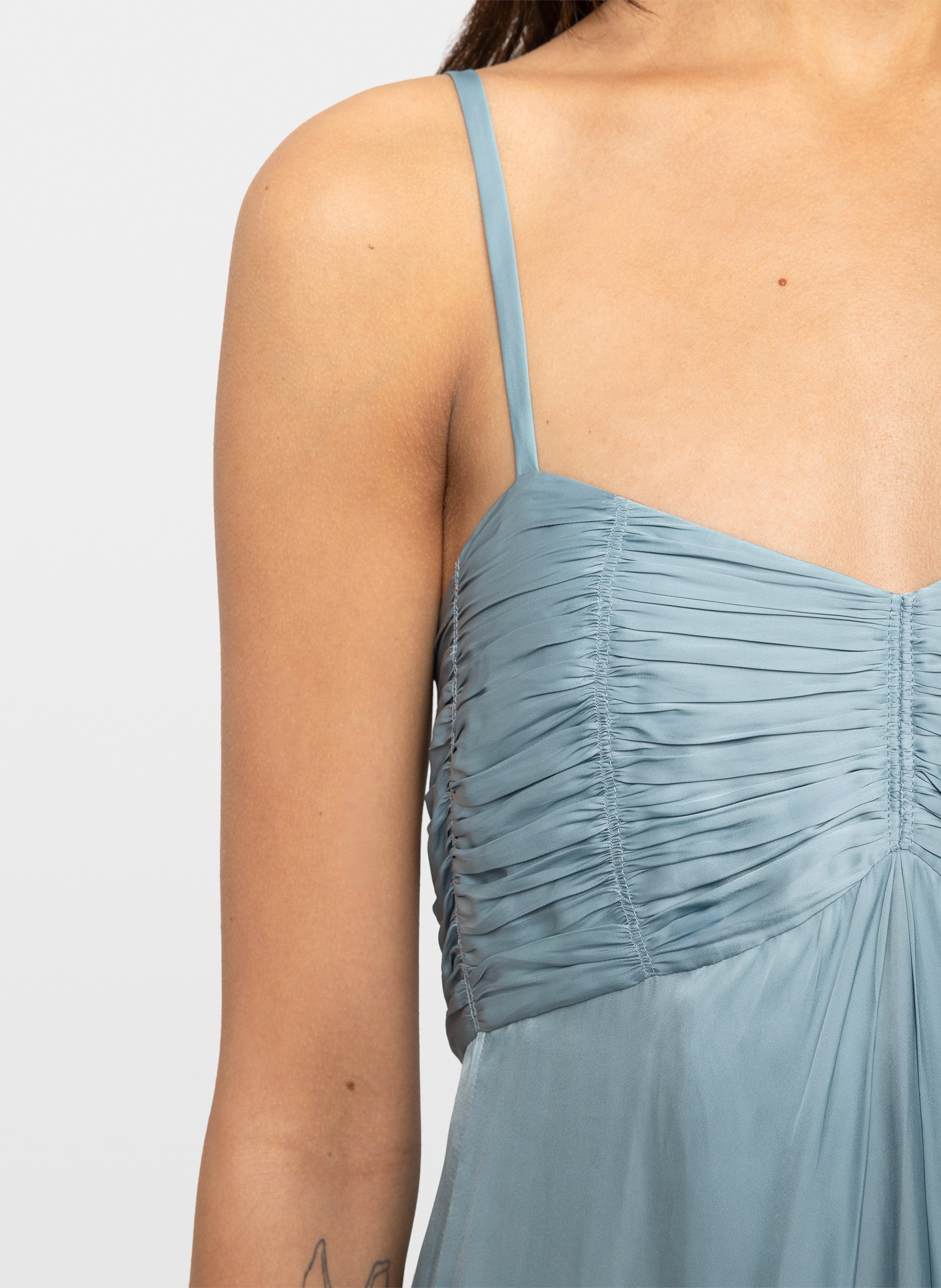 Robe longue ample fluide rippie ZADIG&VOLTAIRE Bleu