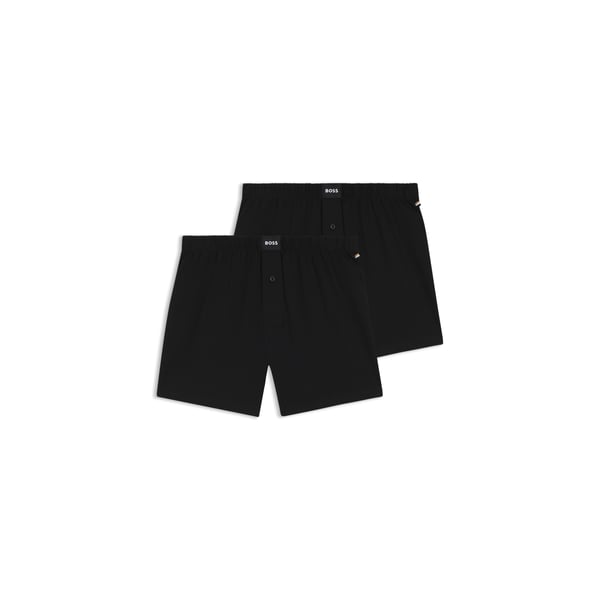 Lot de deux boxers en coton stretch Lot de deux boxers en coton stretch
