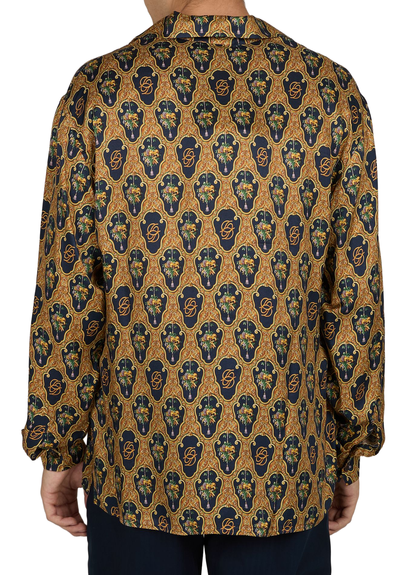 Baroque Raisin Straight Shirt | Multicolour DROLE DE MONSIEUR Men