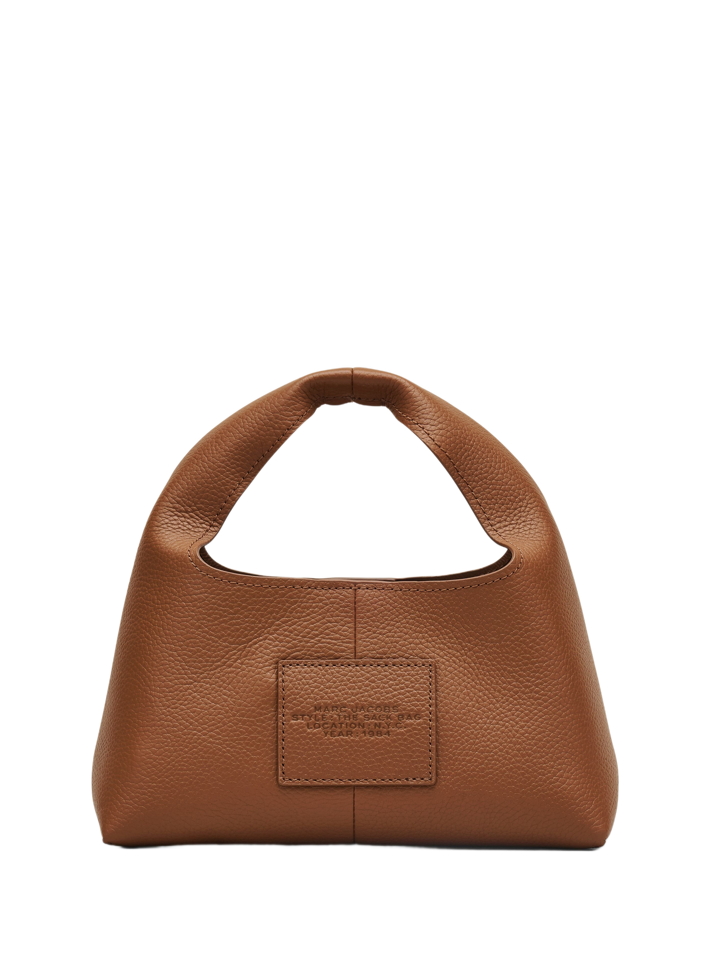 Sac à main The Mini Sack Bag MARC JACOBS Marron