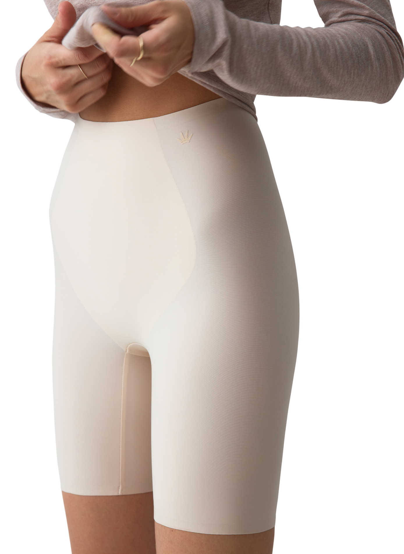 High-waisted sculpting culottes TRIUMPH Beige