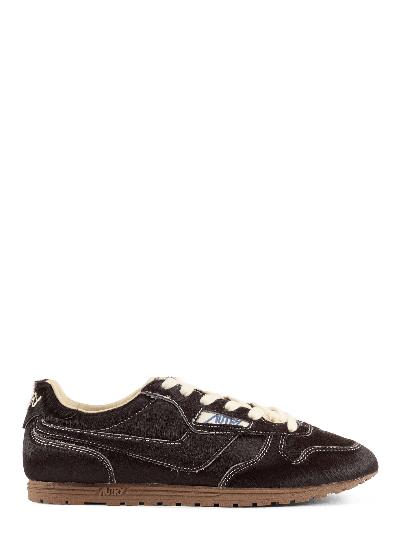 Baskets basses Windspin en cuir AUTRY Marron