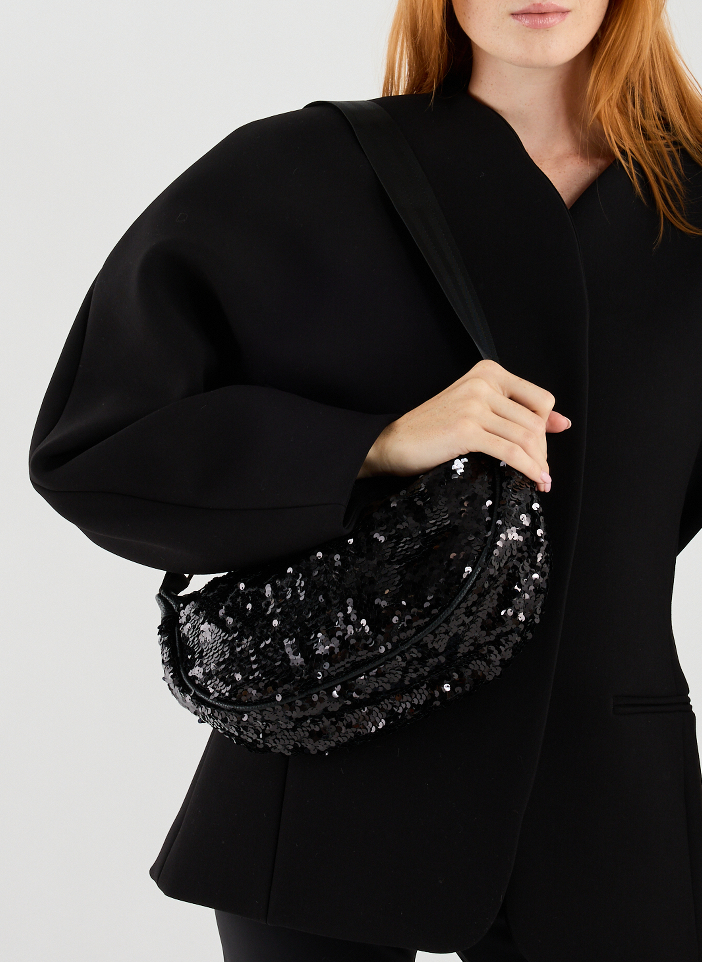 Sequin fanny pack AU PRINTEMPS PARIS Black