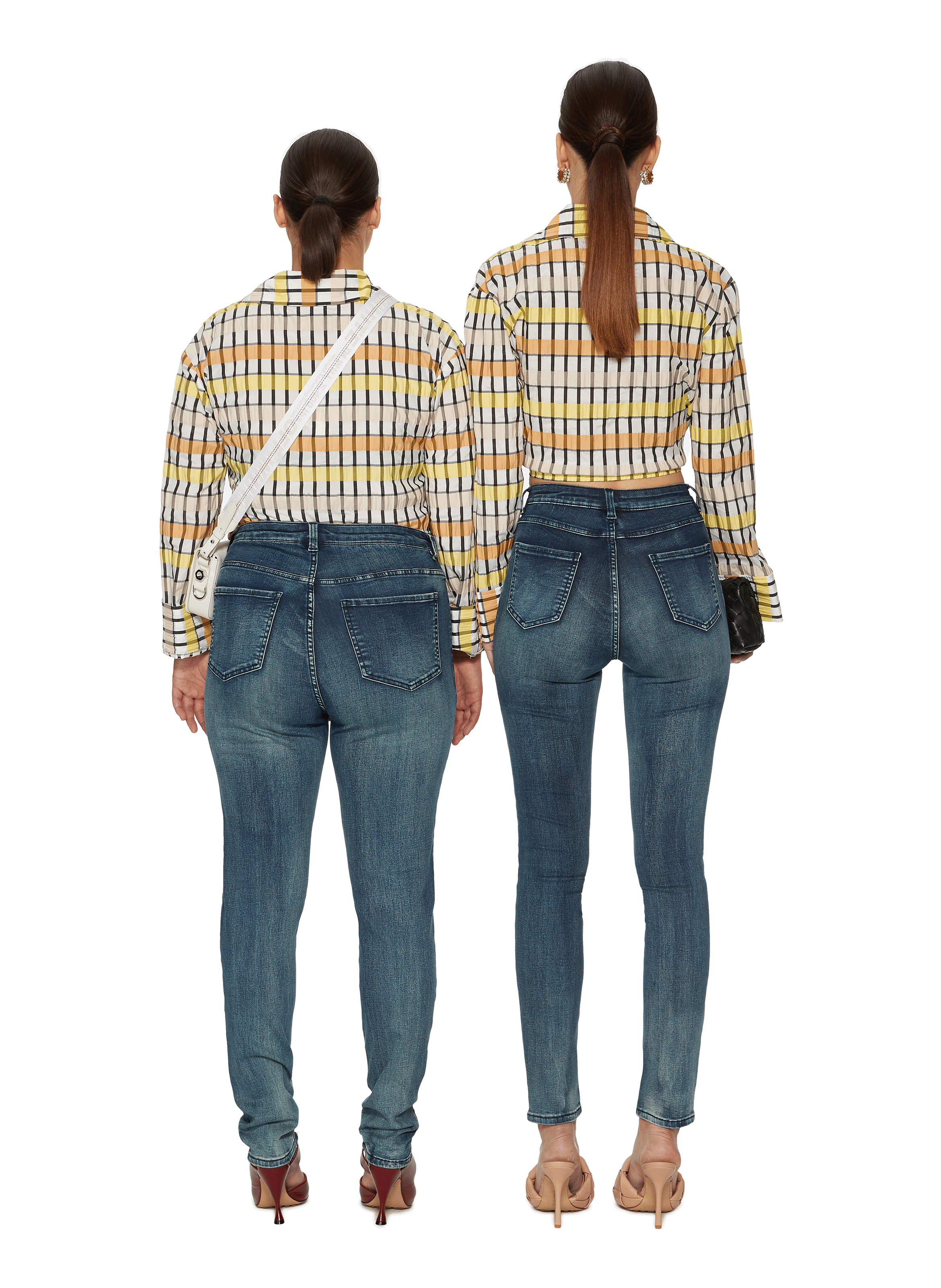 Seine High Rise 32" cotton slim fit Jeans UNIVERSAL STANDARD Blue