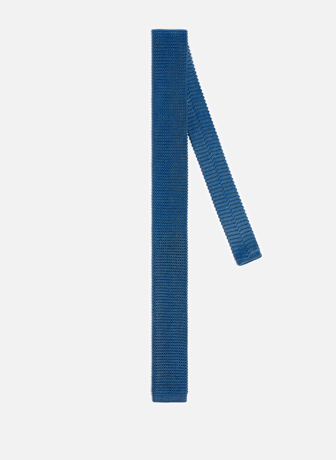 Cravate droite tricotée en soie AU PRINTEMPS PARIS