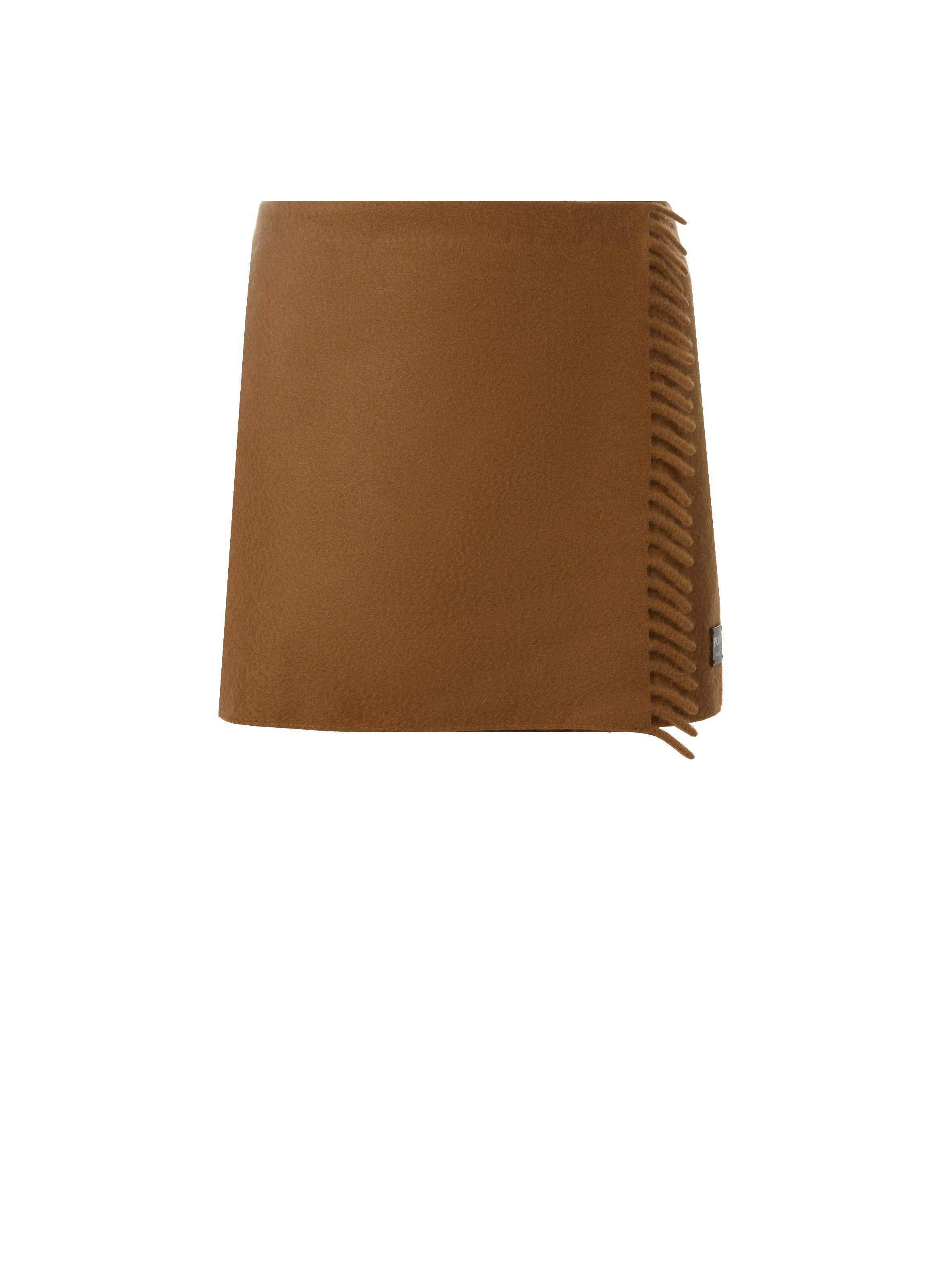 Cashmere mini skirt PRADA Brown