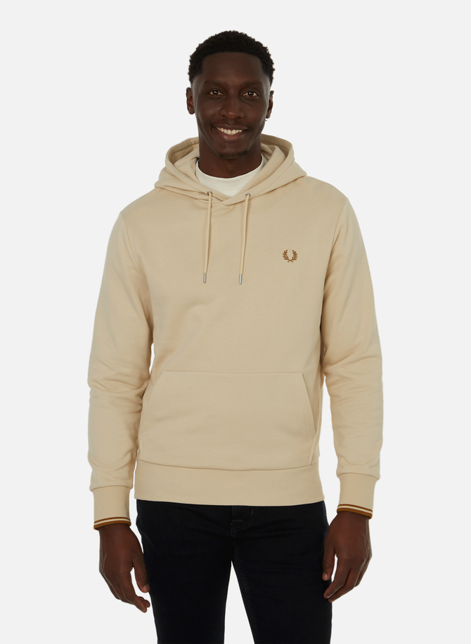 Hoodie with borders FRED PERRY