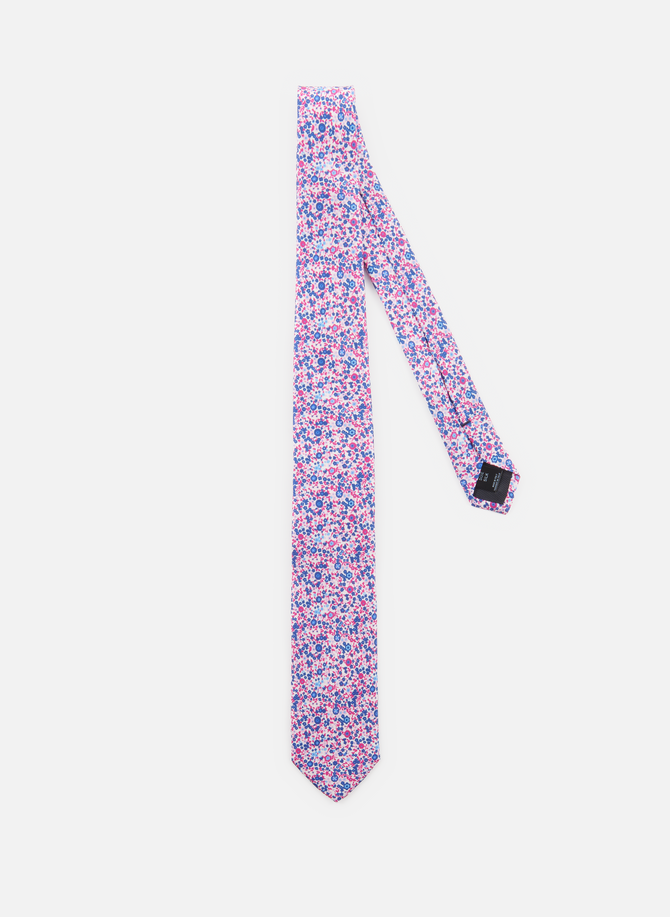 Silk patterned tie  AU PRINTEMPS PARIS