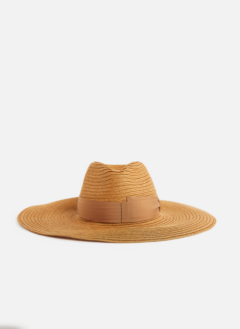 قبعة القش البيج doria 1905 