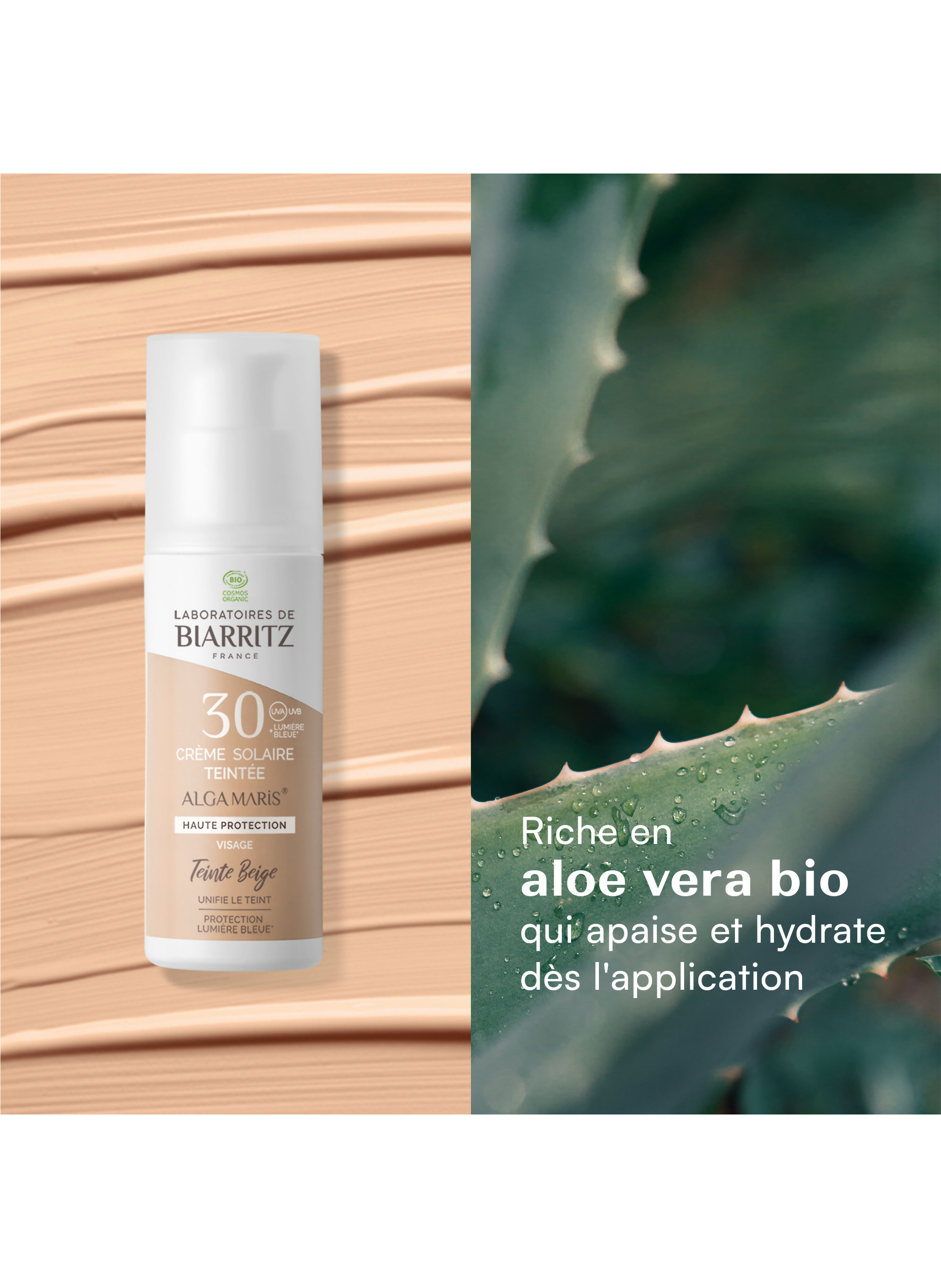 Alga Maris - SPF 30 Tinted Face Sun Cream - Beige LABORATOIRES DE BIARRITZ No color