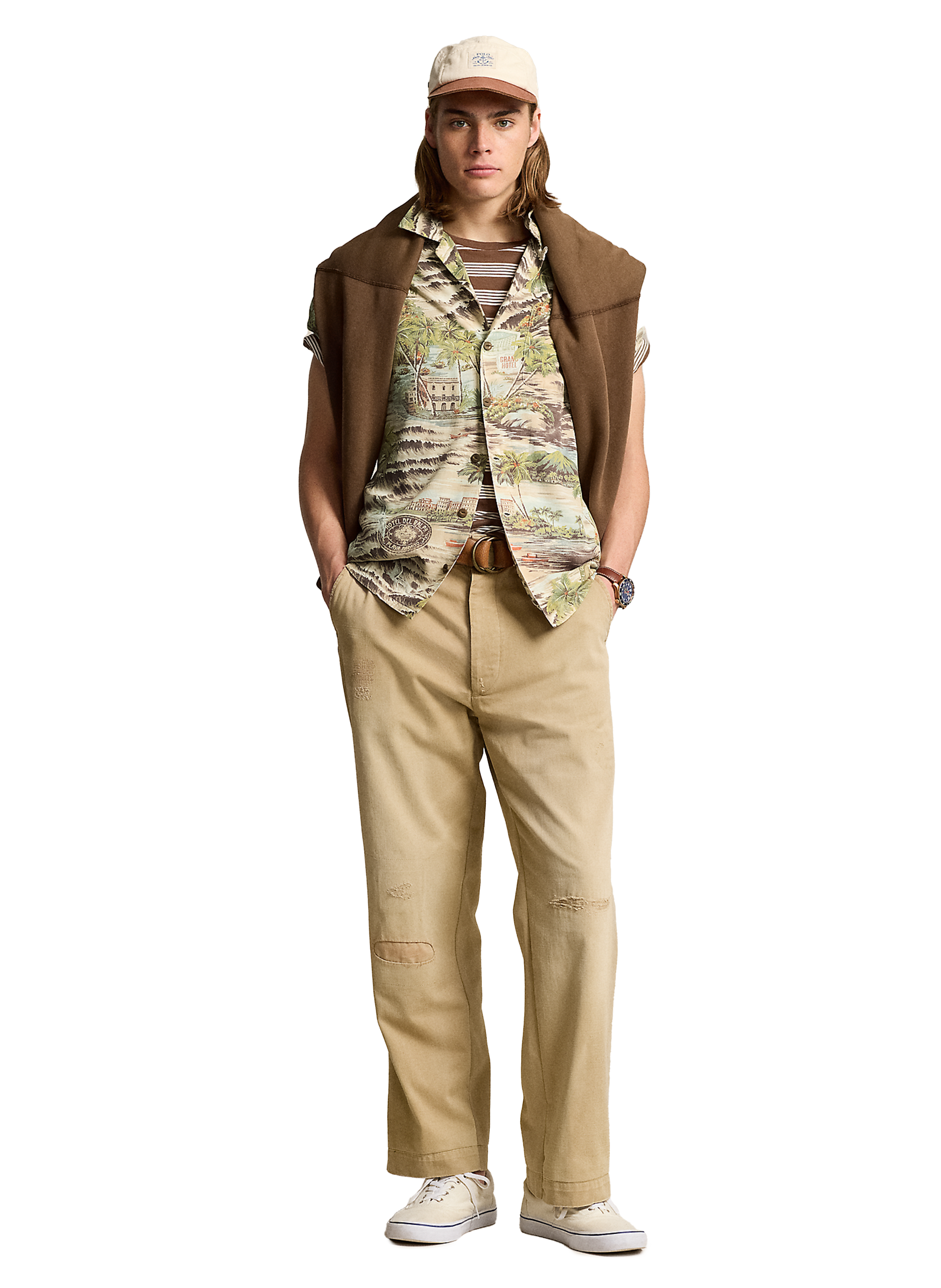  Printed cotton shirt POLO RALPH LAUREN Multicolour