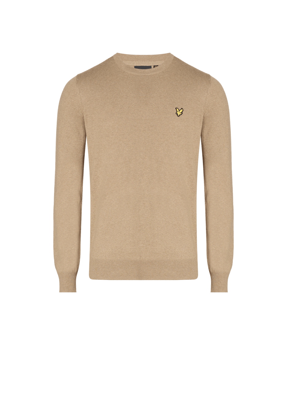 Wool and cotton blend jumper LYLE & SCOTT Beige