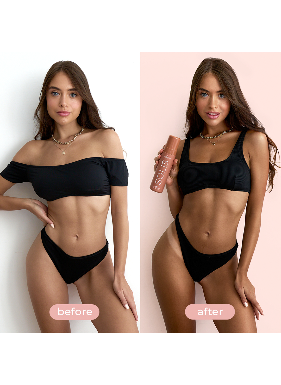 Solis dark - Self-tanning mousse - face & body COCOSOLIS No color