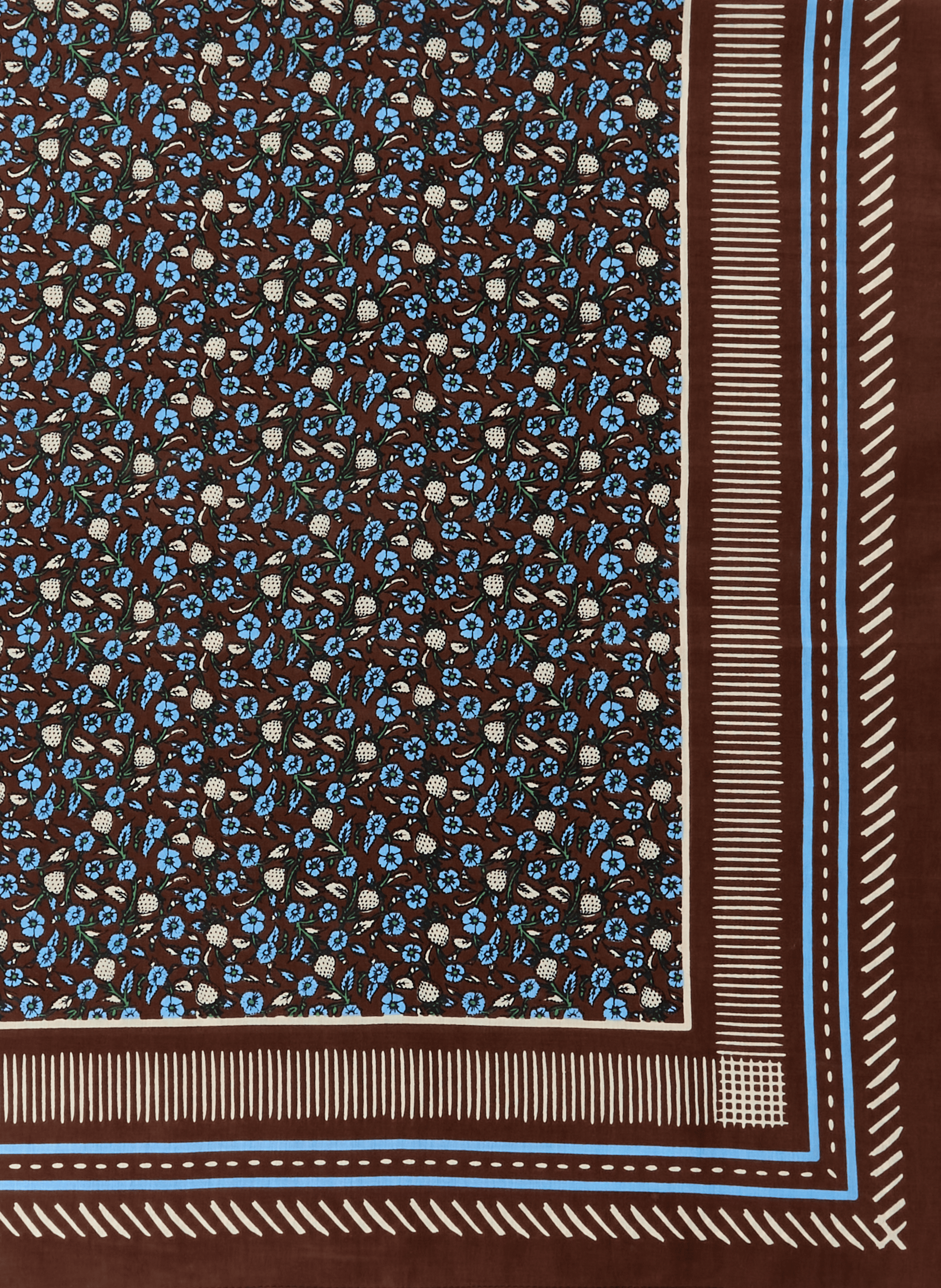 Foulard imprimé en coton BECKSÖNDERGAARD Multicolore