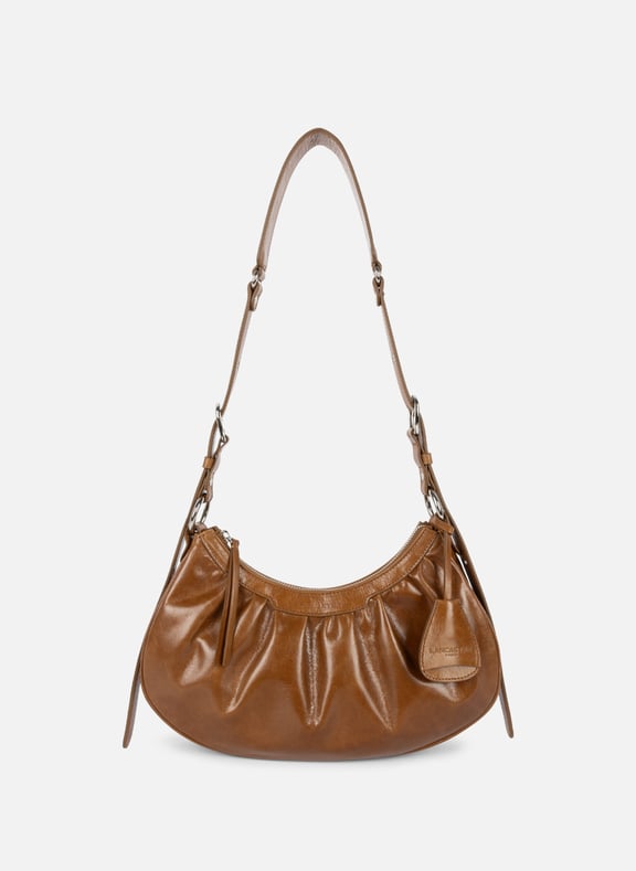 M half moon bag - Rétro Glam Brown by LANCASTER LANCASTER M half moon bag - Rétro Glam Brown