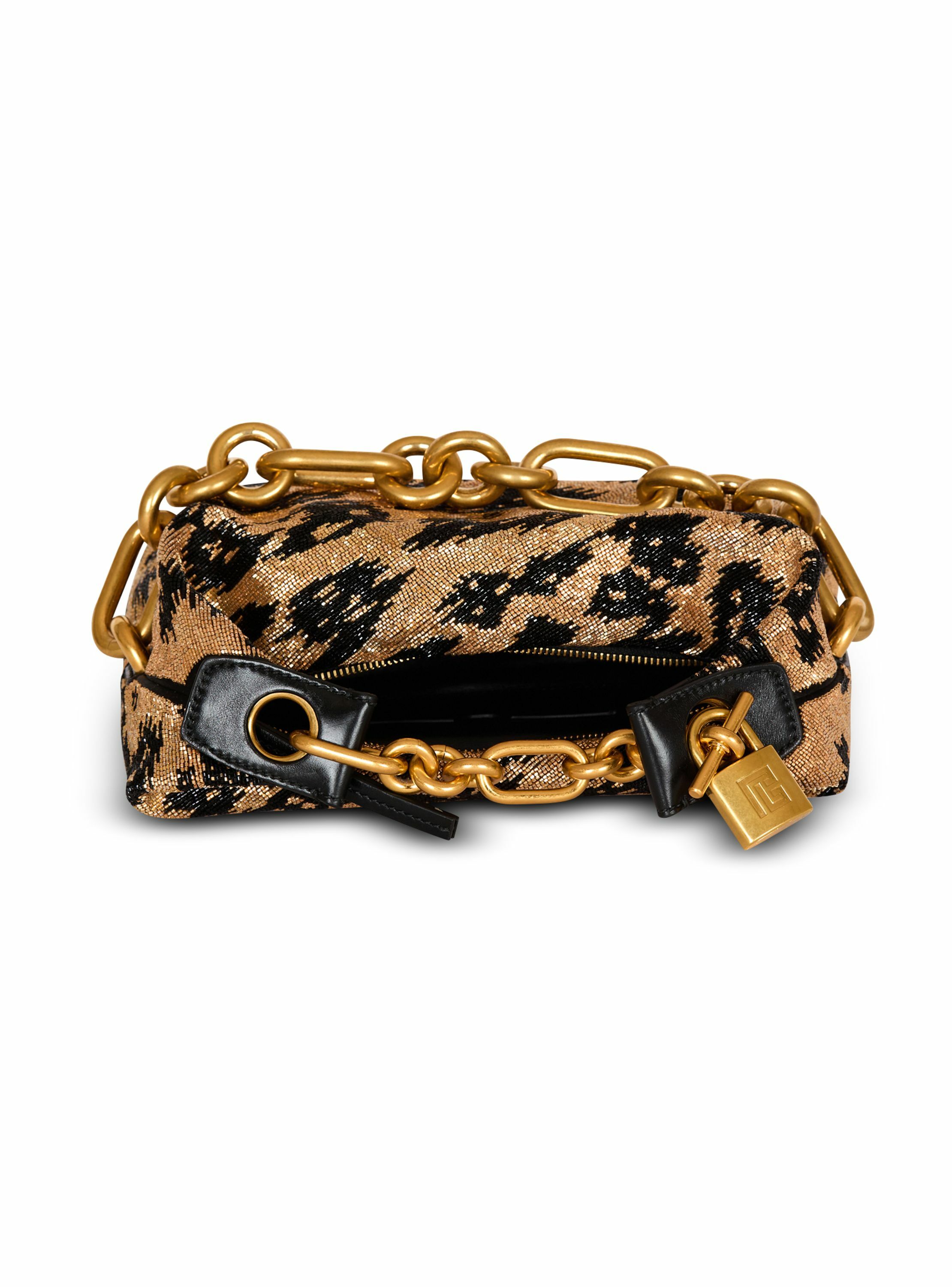 Sac sync mini brodé motif léopard BALMAIN Multicolore