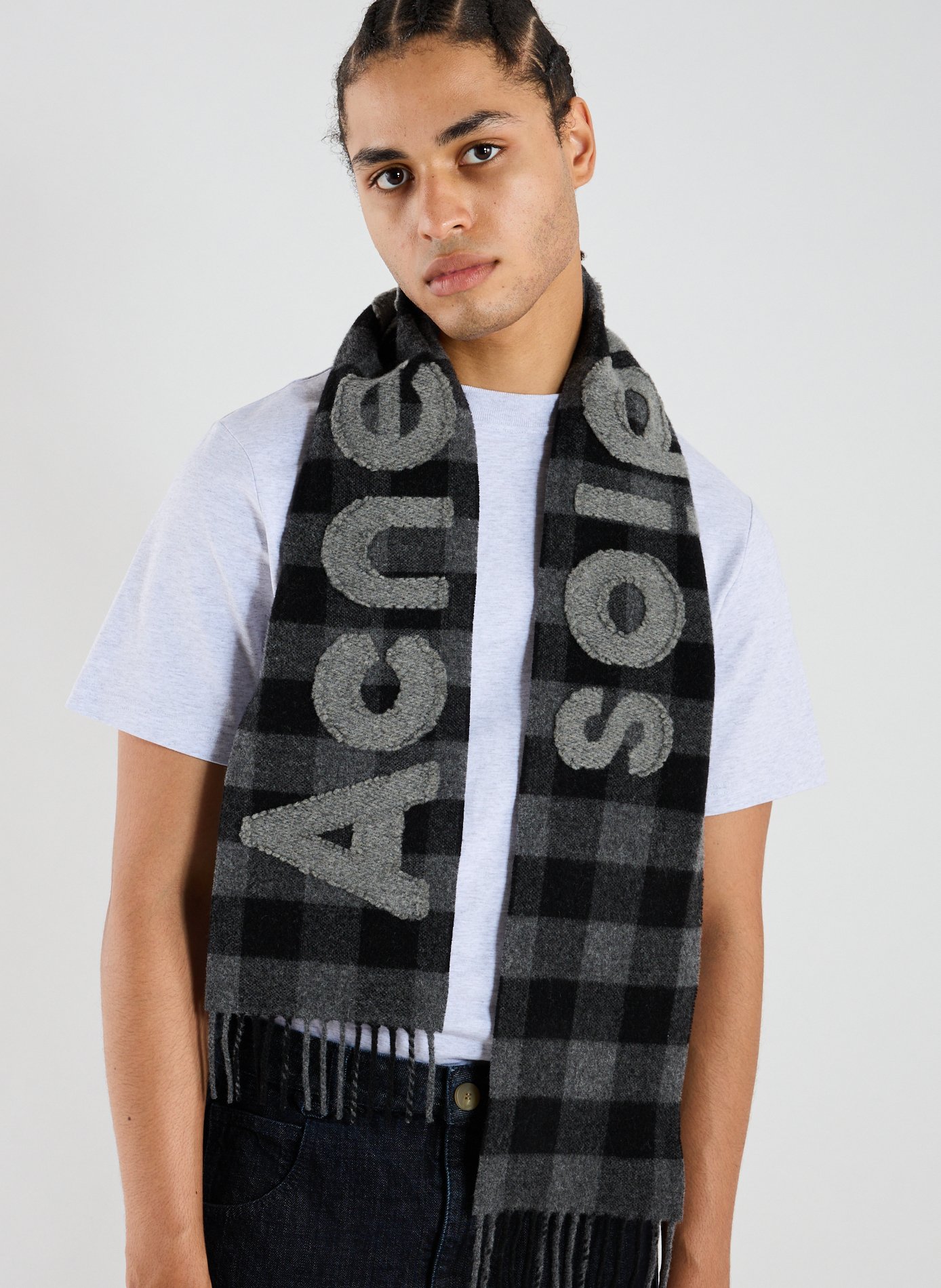 Echarpe en laine ACNE STUDIOS Multicolore