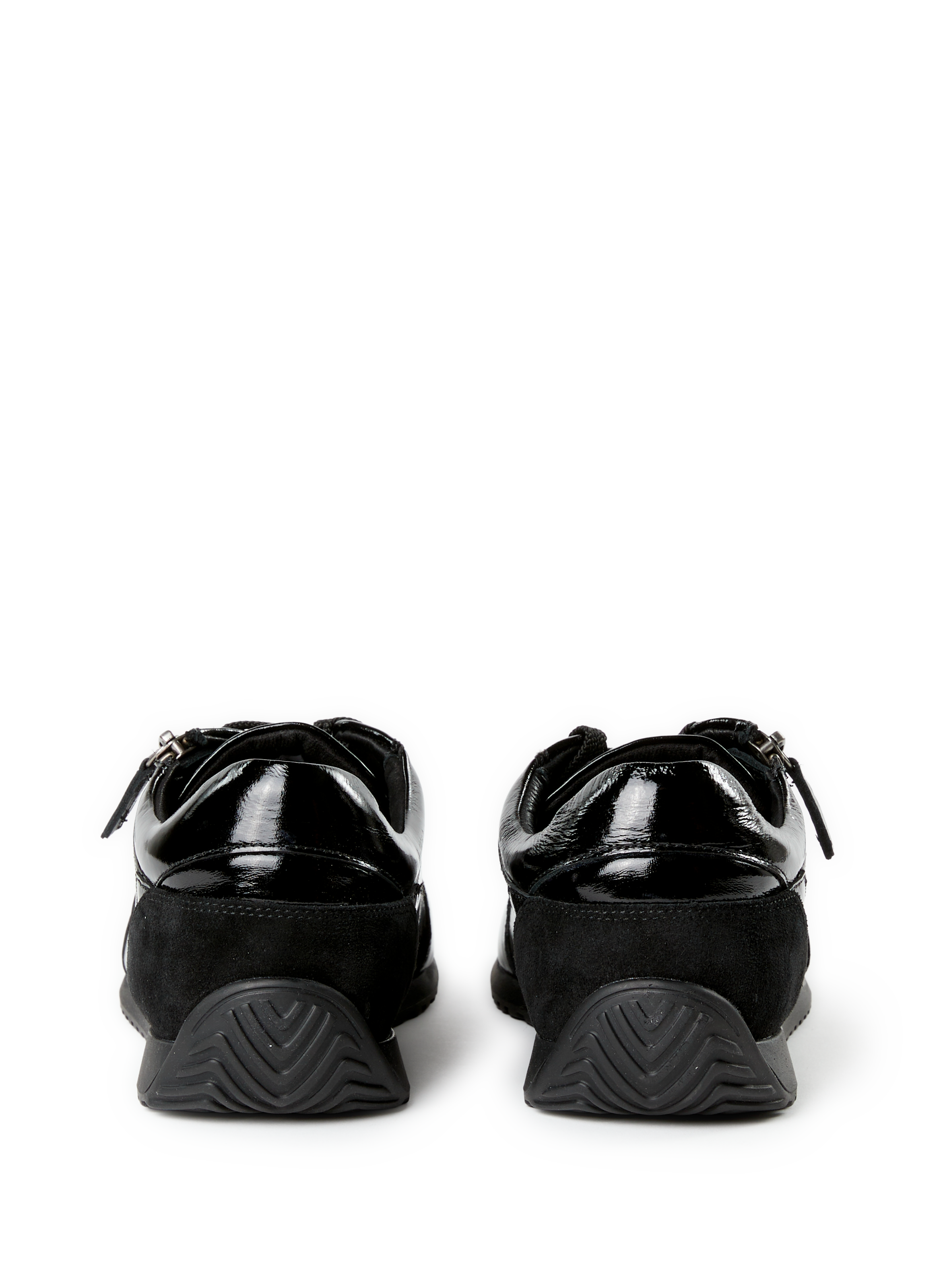 Baskets Calithe en cuir GEOX Noir