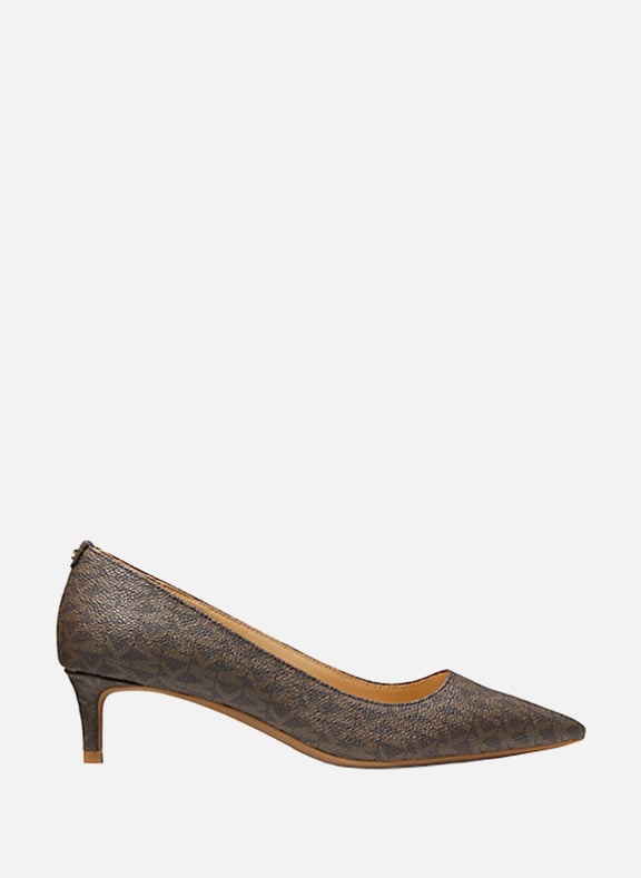 Monogram Heel Pumps Multicolour by MICHAEL KORS MICHAEL KORS Monogram Heel Pumps Multicolour
