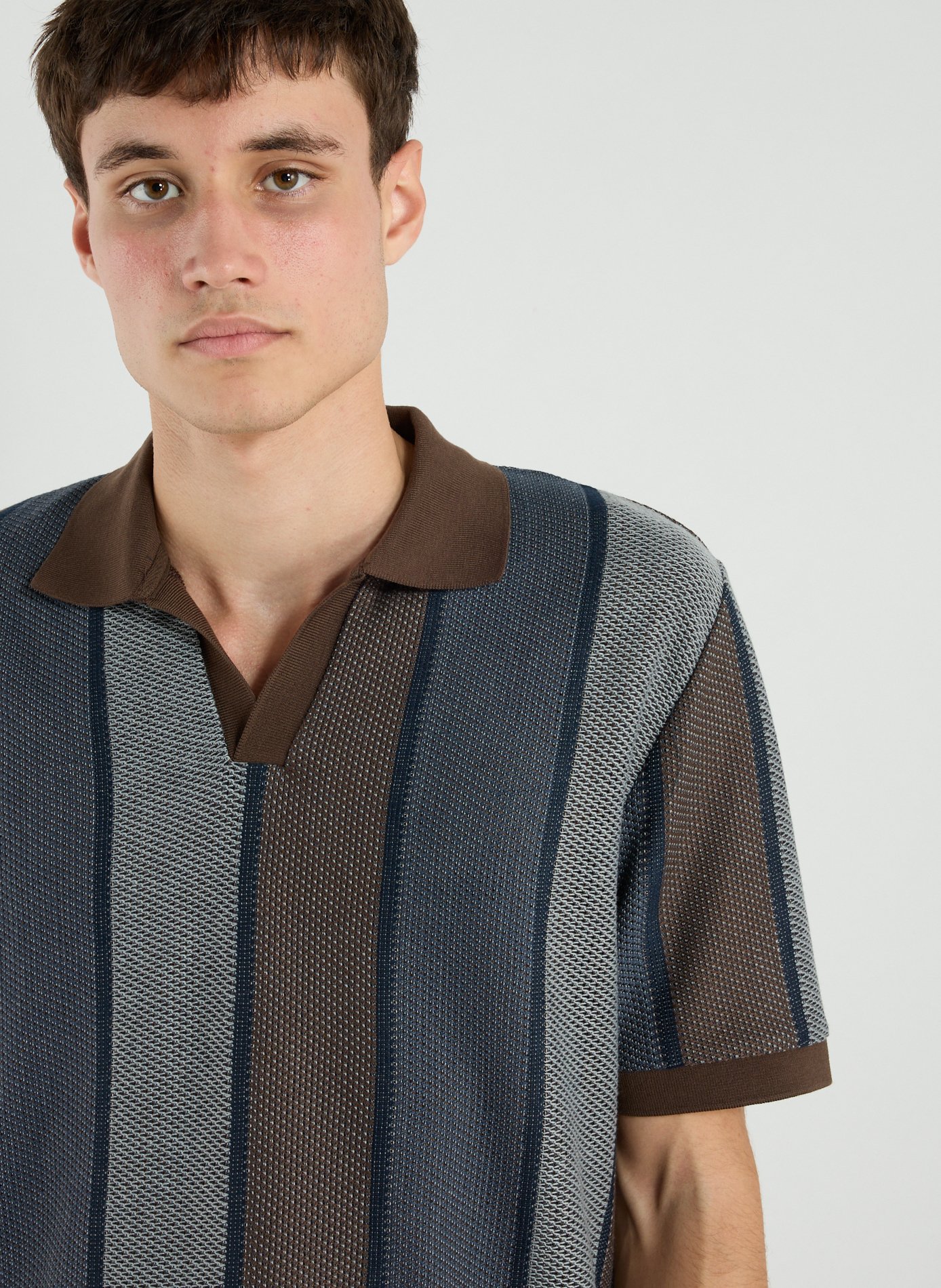 Polo à rayures SAMSOE SAMSOE Bleu