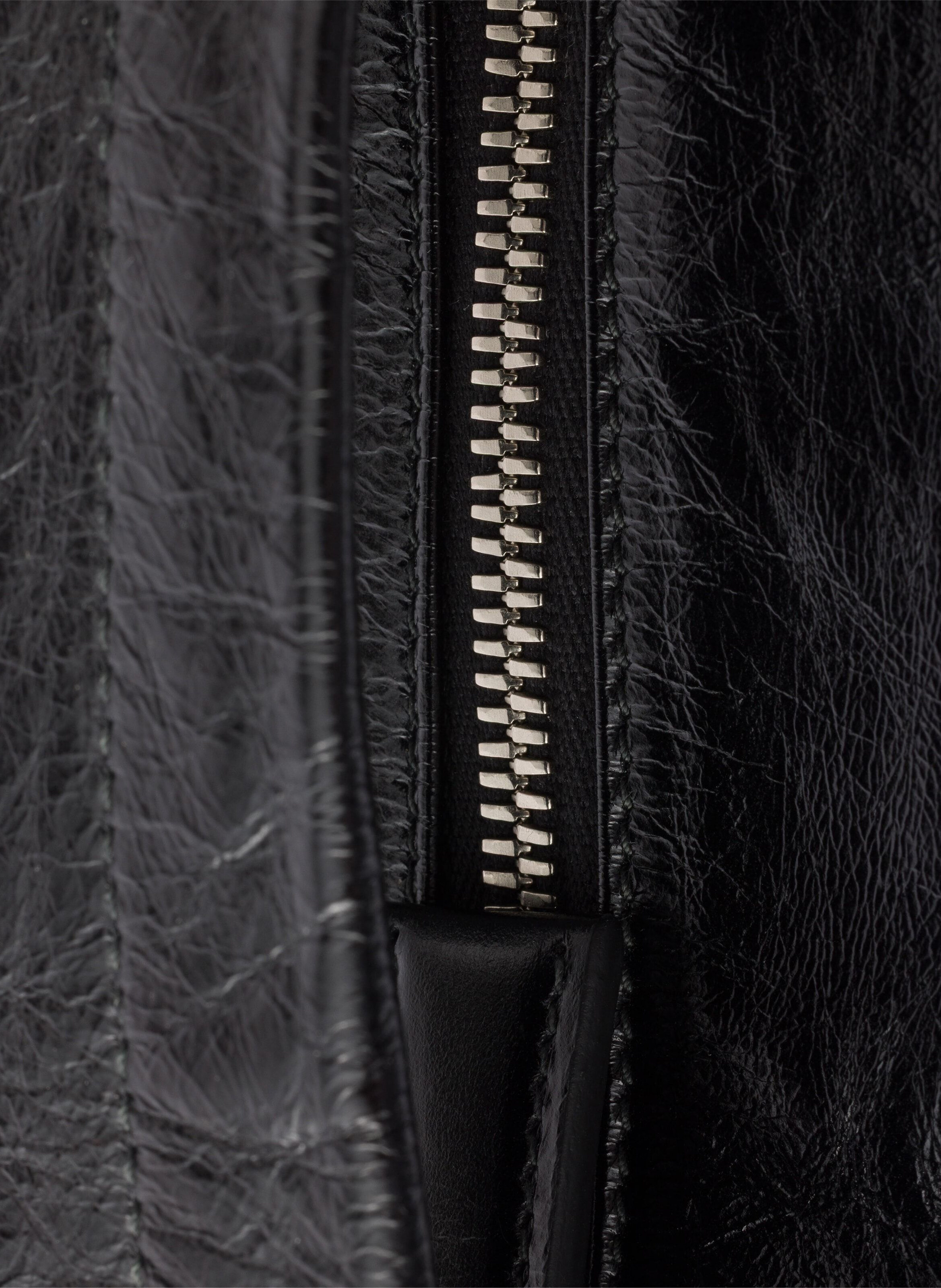 Sac à bandoulière en cuir Noir